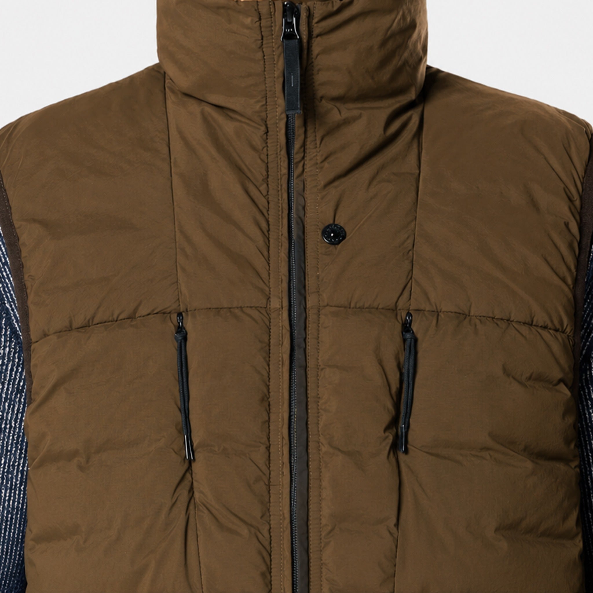 G100007 Seamless Tunnel Nylon Down-TC Vest from Stone Island