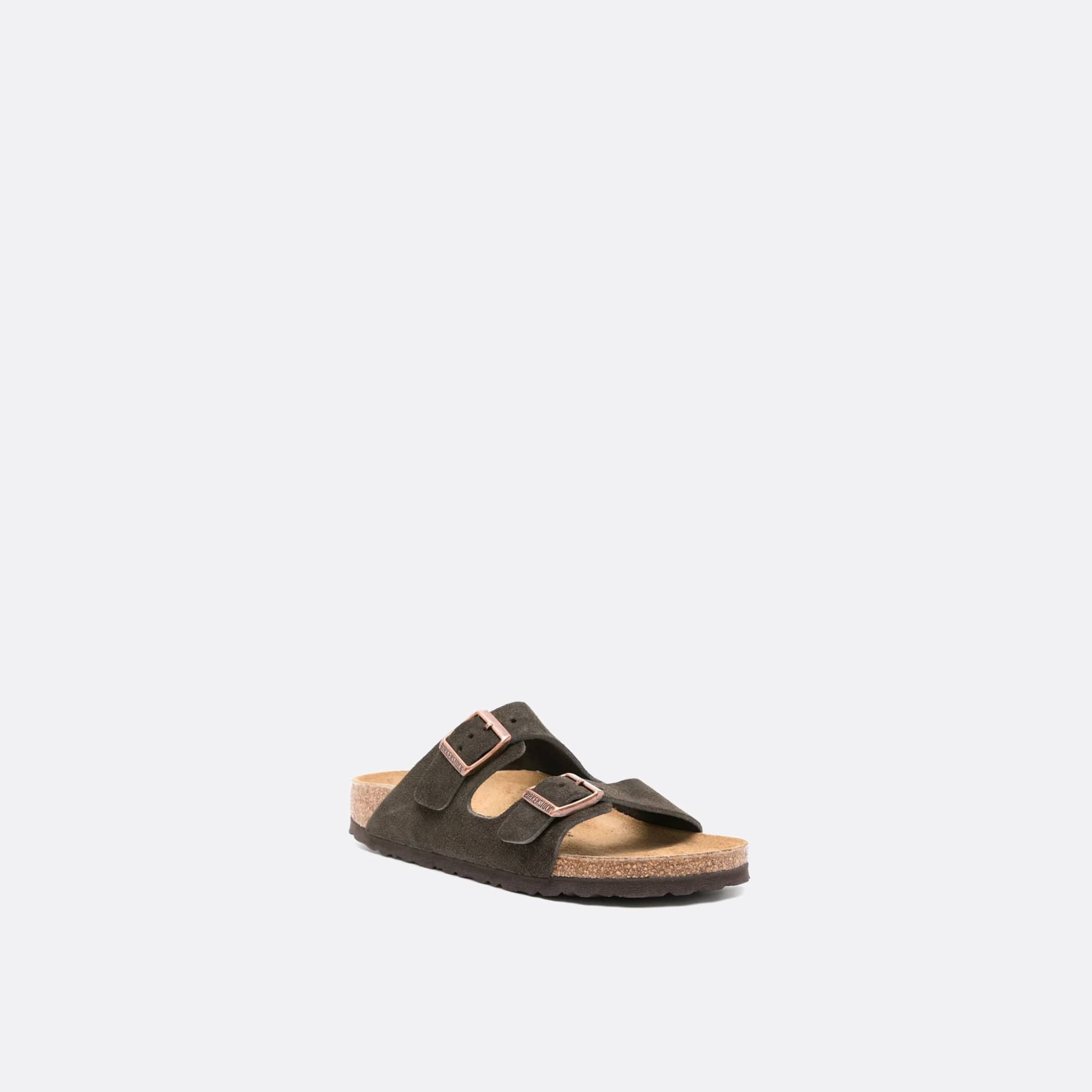 The Arizona Suede Sandals from Birkenstock in Brown