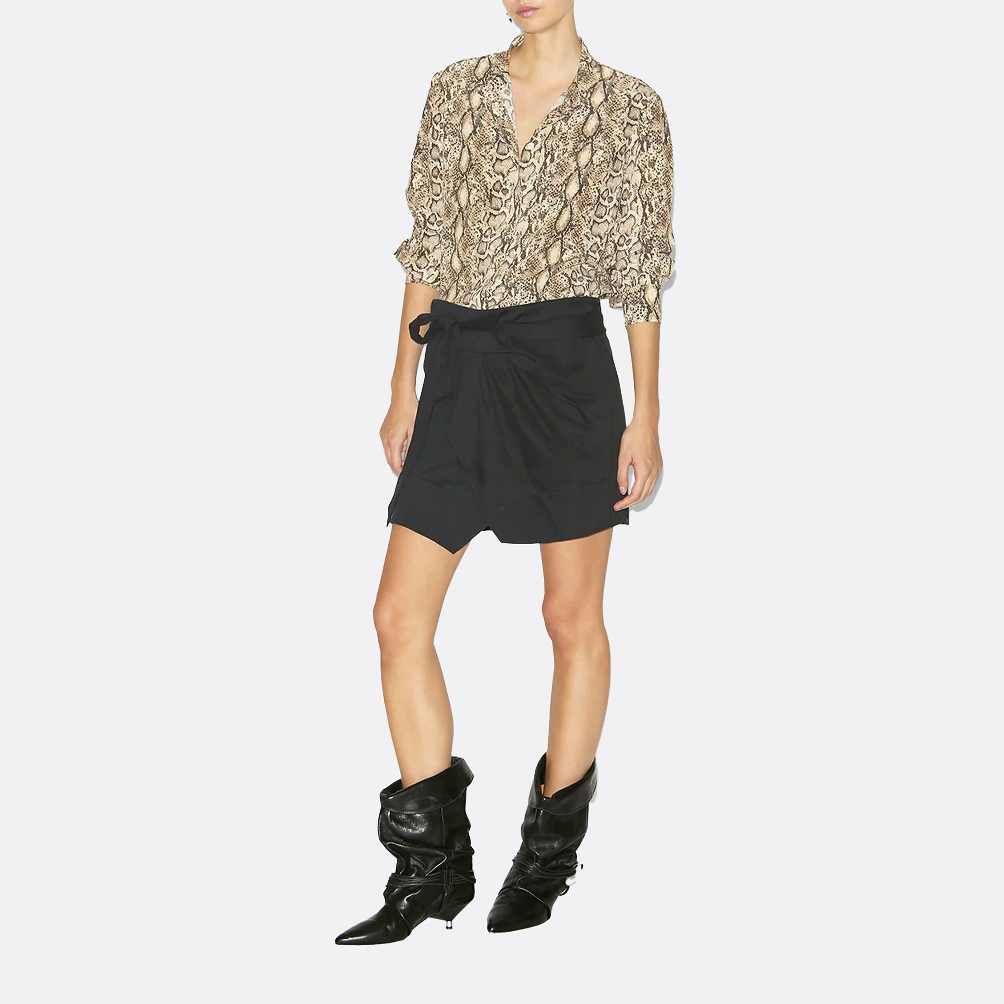 Jupe Berenice Mini Wrap Skirt from Isabel Marant