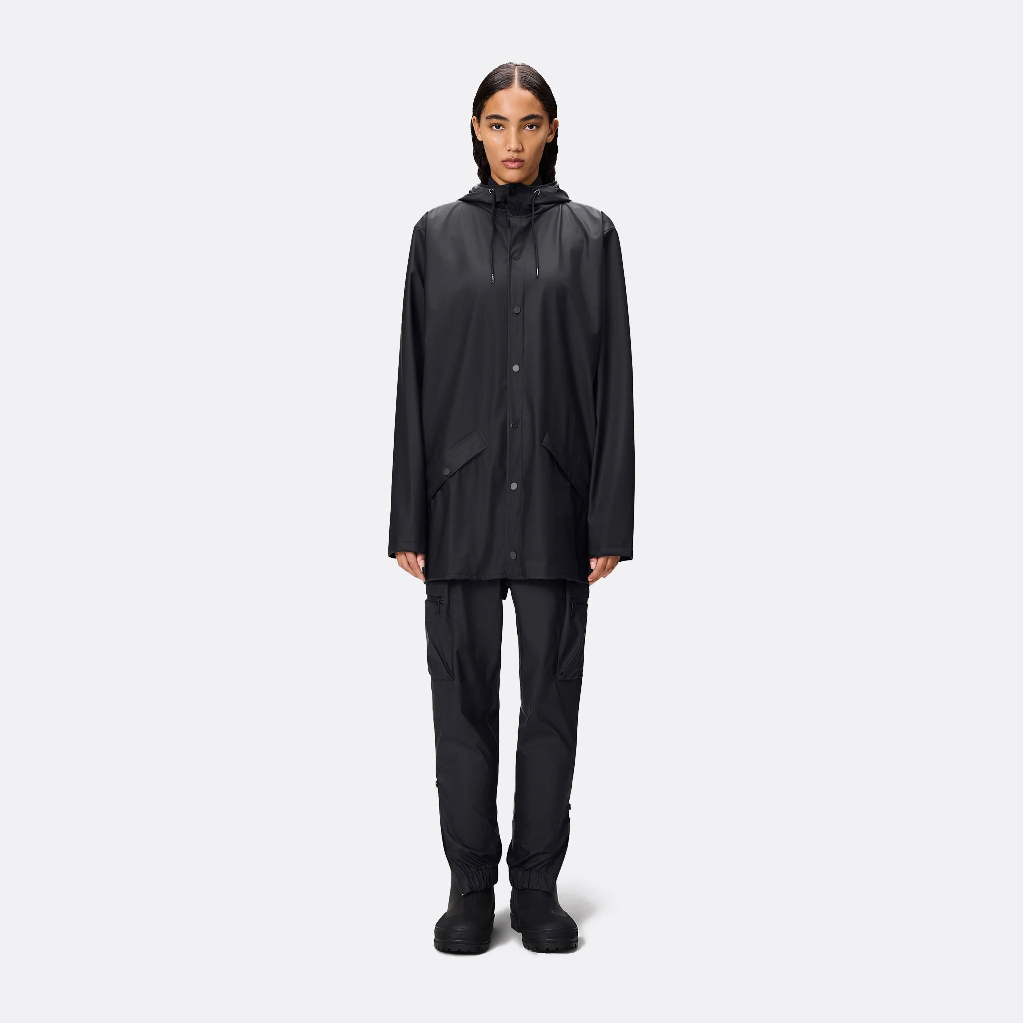 RAINS The Jacket in Black