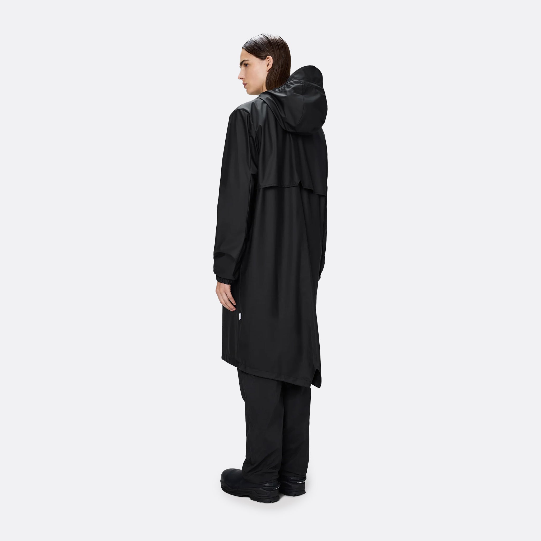 Fishtail Parka by Rains in Black