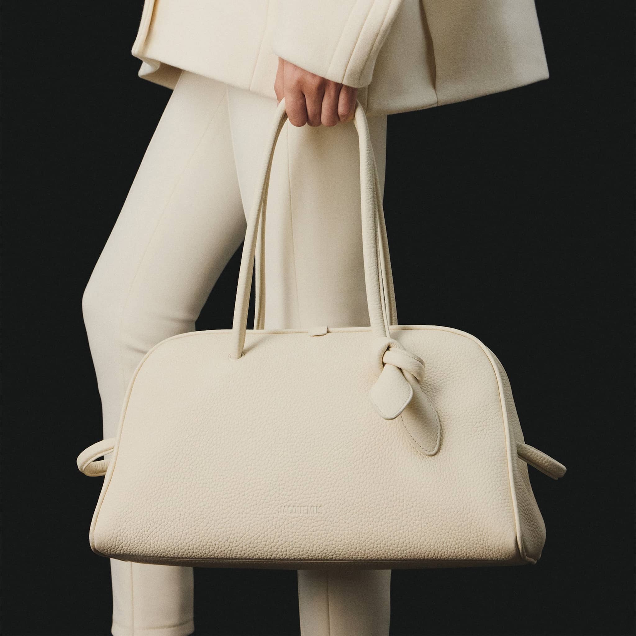 The Le Turismo Small Bowling Bag from Jacquemus in White