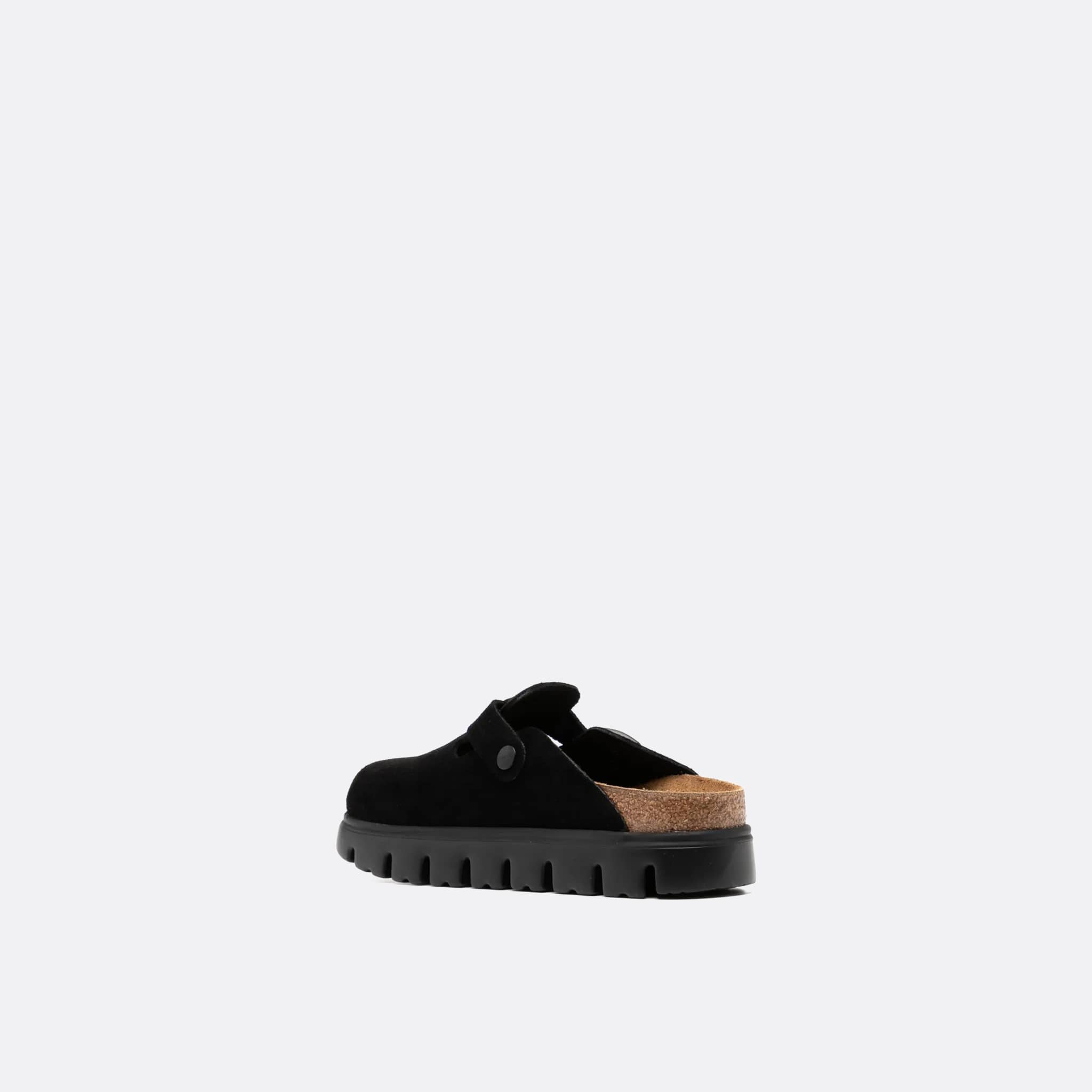 Boston Flatform Suede Clogs