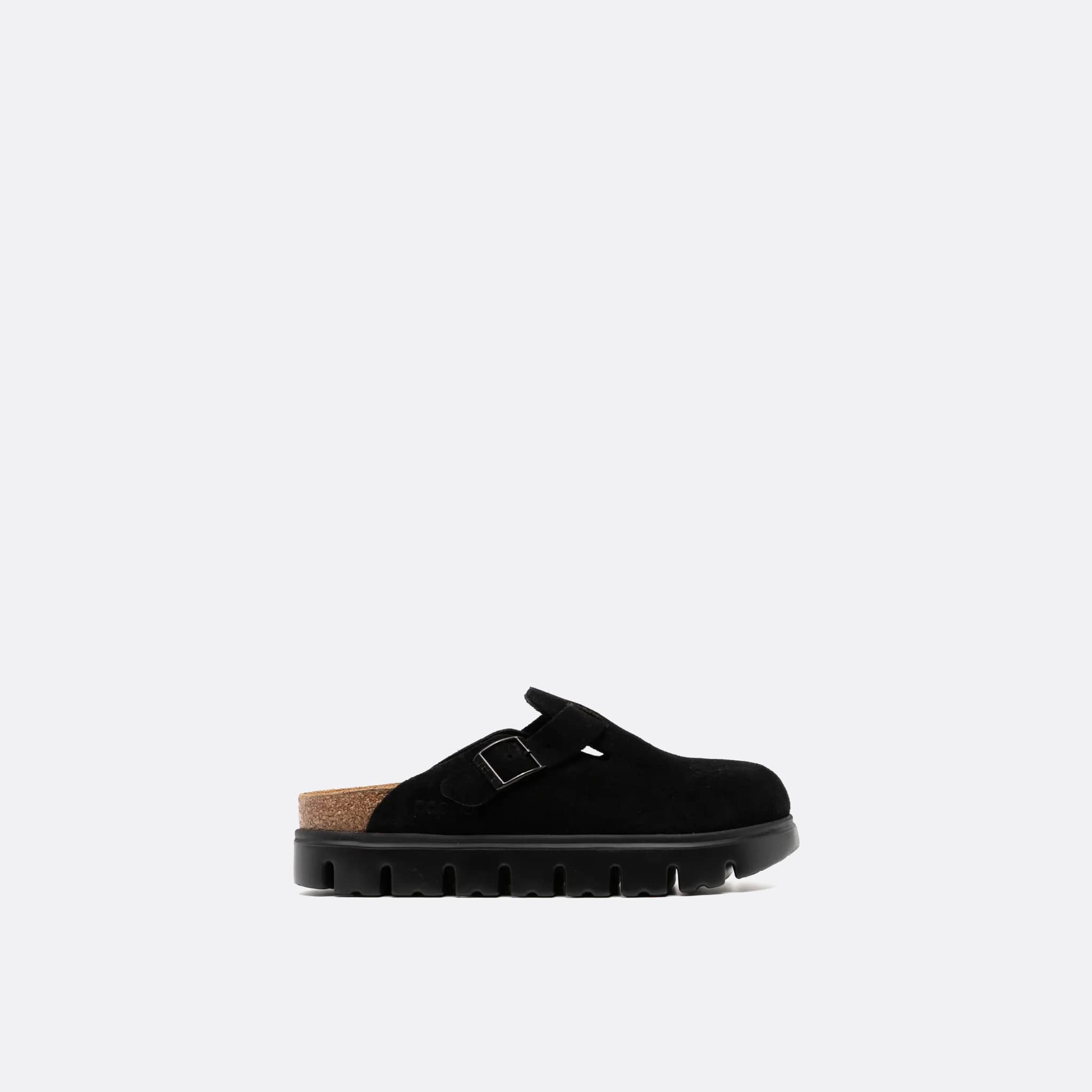 The Boston Flatform Suede Clogs from Birkenstock