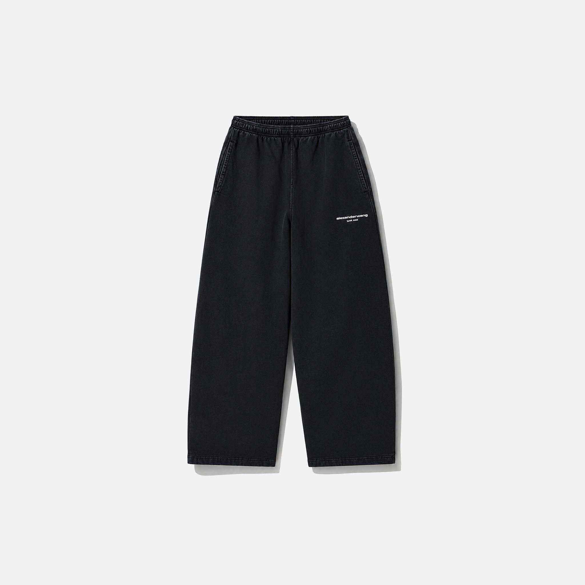Logo Print Mid-Rise Relaxed Sweatpants from Alexander Wang