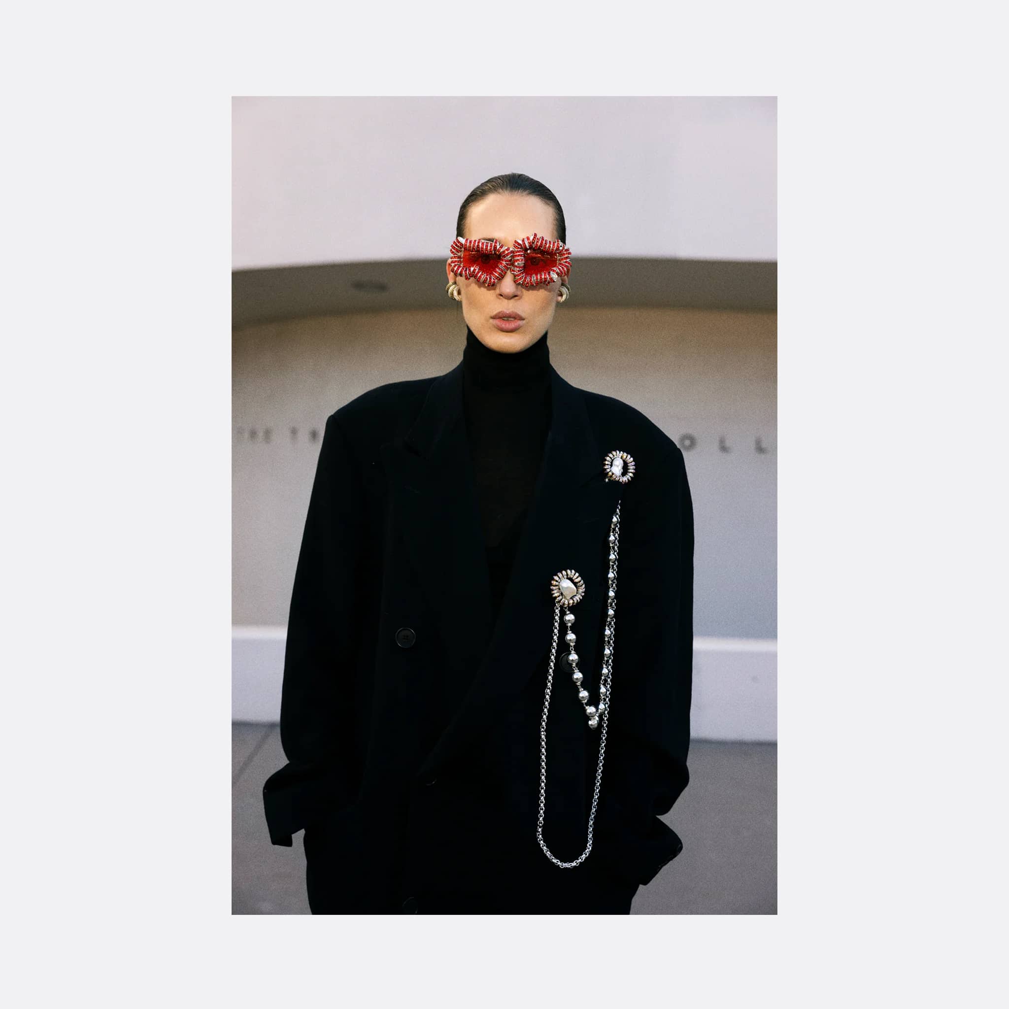 Pearl Octupuss.Y Paris Brooch in Silver/Zebra