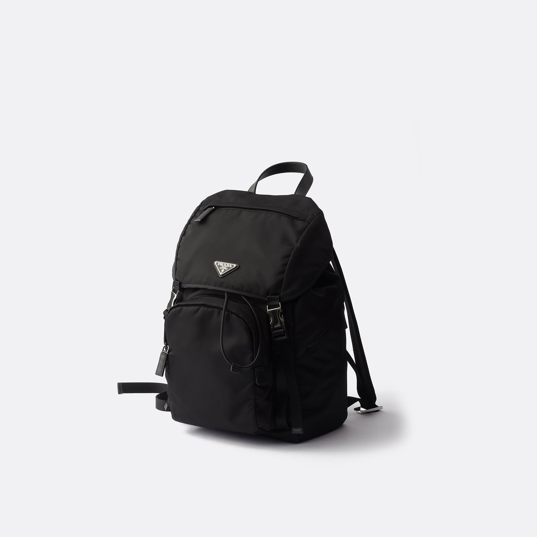 Re-Nylon and Saffiano Leather Backpack from Prada