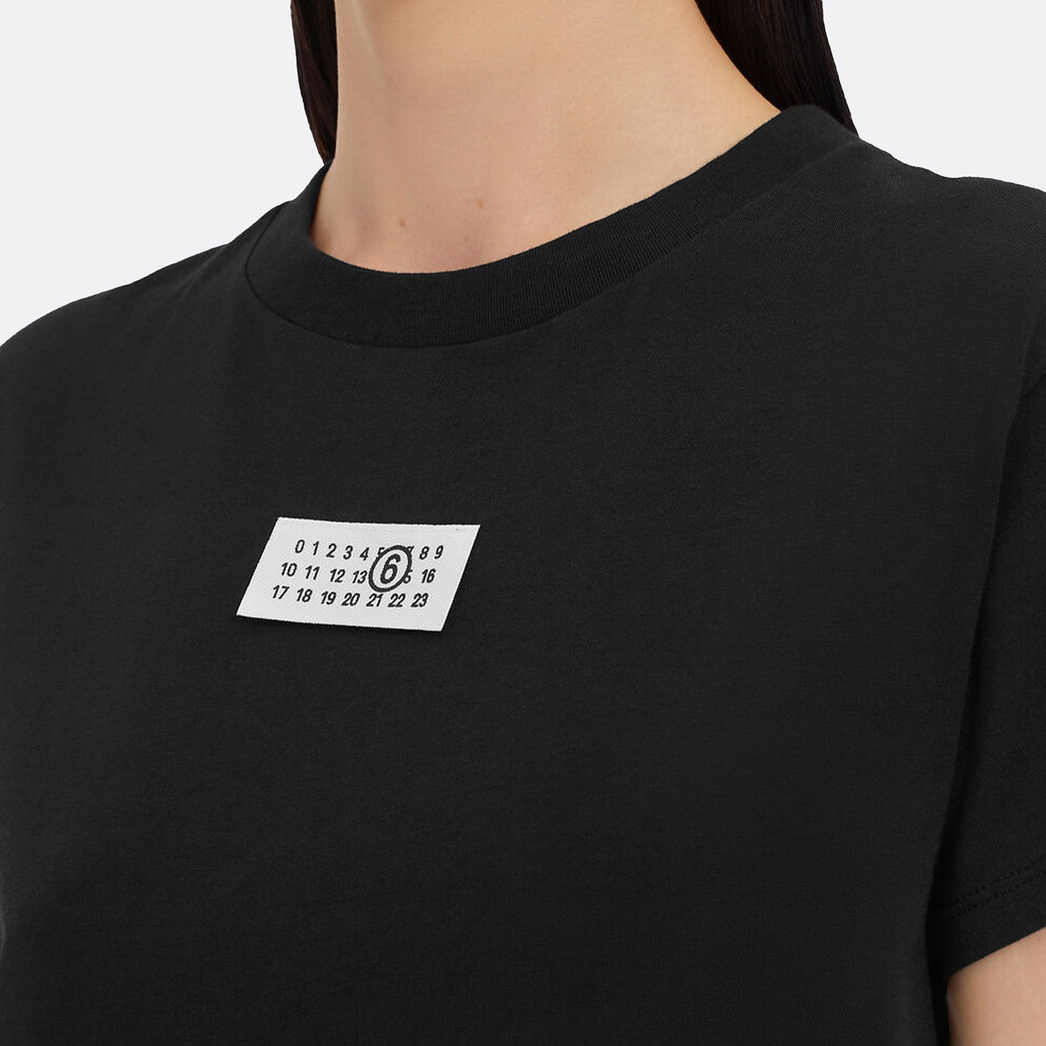 Numeric Cotton Jersey T-Shirt from MM6 Maison Margiela