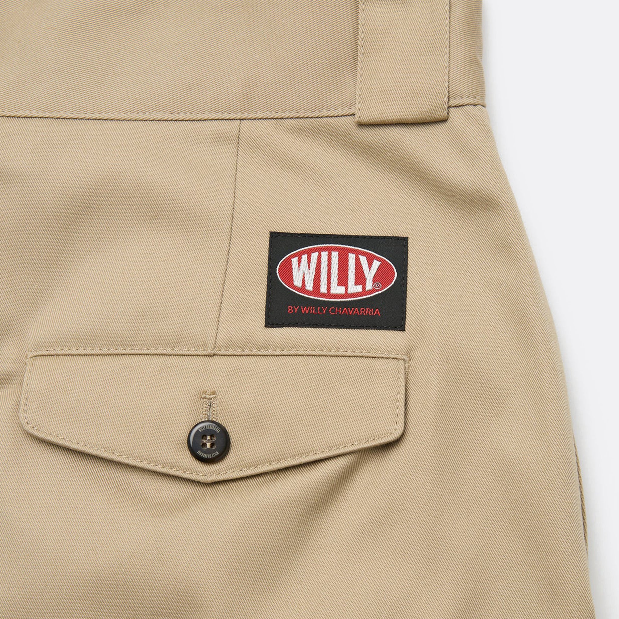 Willy Chavarria The Borracho Shorts in Beige