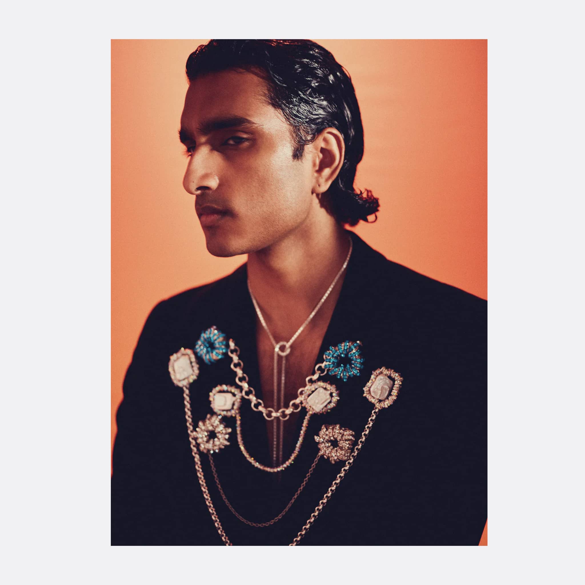 Pearl Octopuss.Y Mini Paris Brooch in Silver