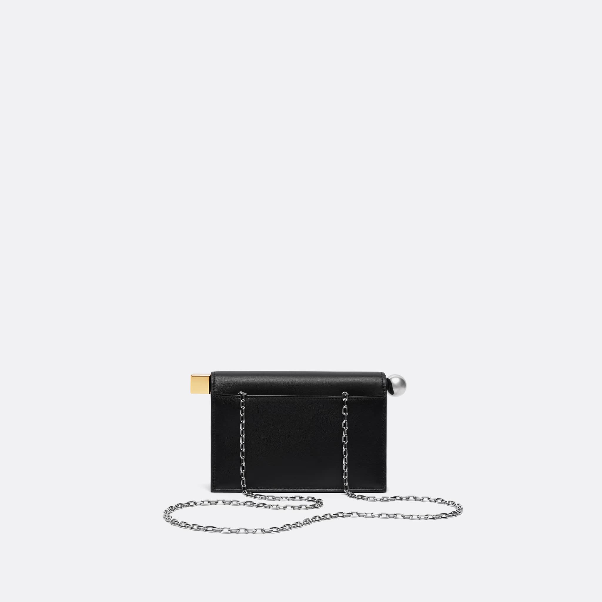 The Le Rond Carré Small Clutch from Jacquemus in Black