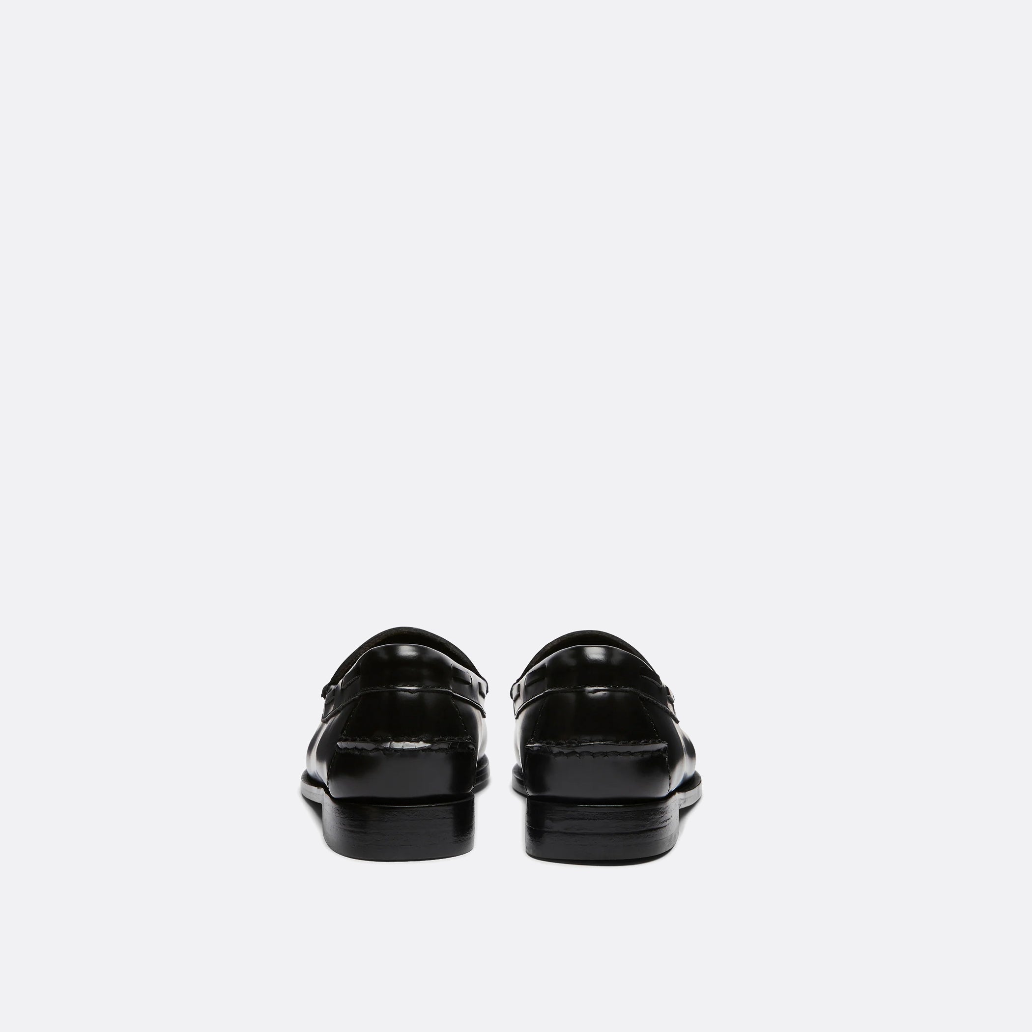 G.H Bass Weejuns Esther Kiltie Tassel Loafers in Black Leather
