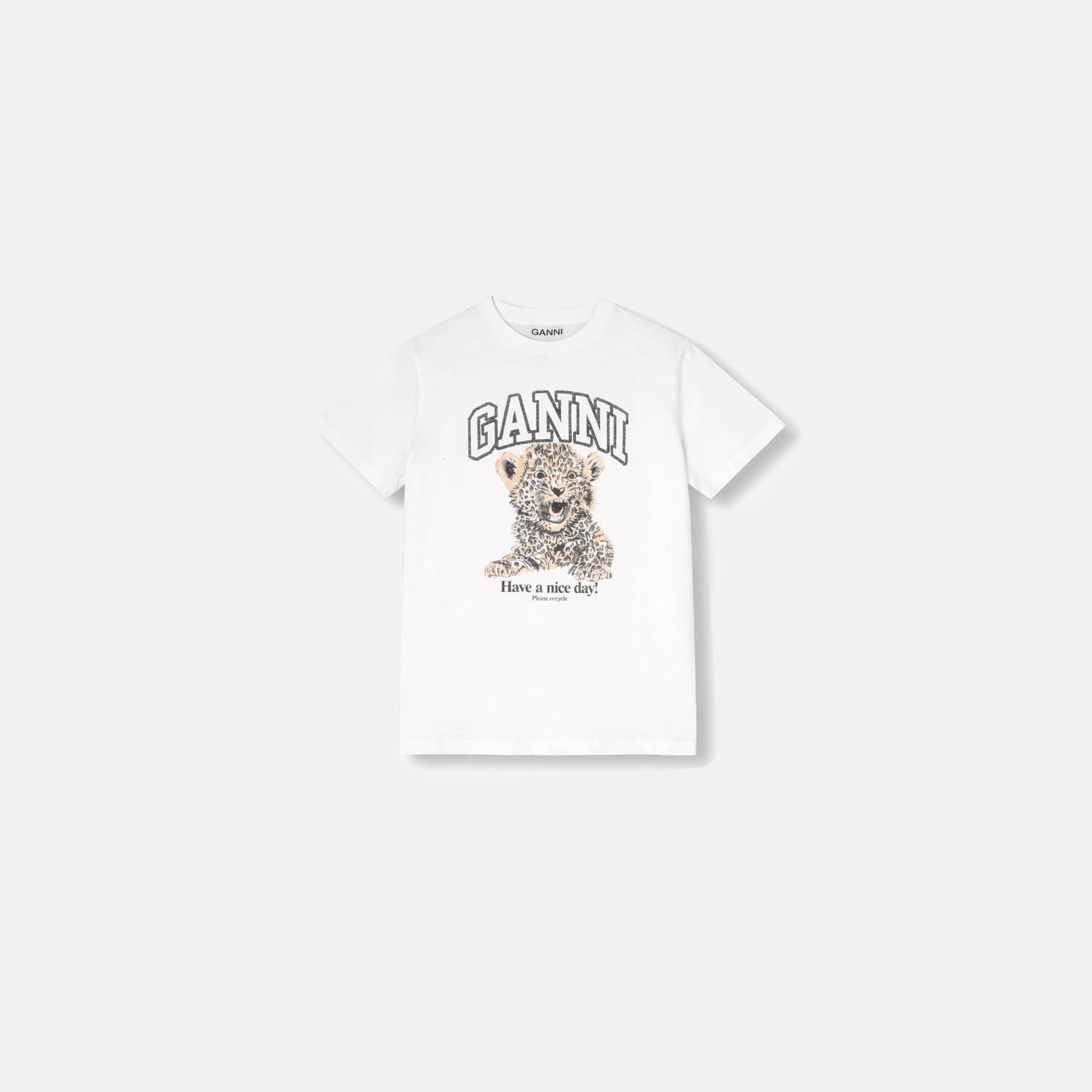 The Loose Leopard T-Shirt from Gann in White