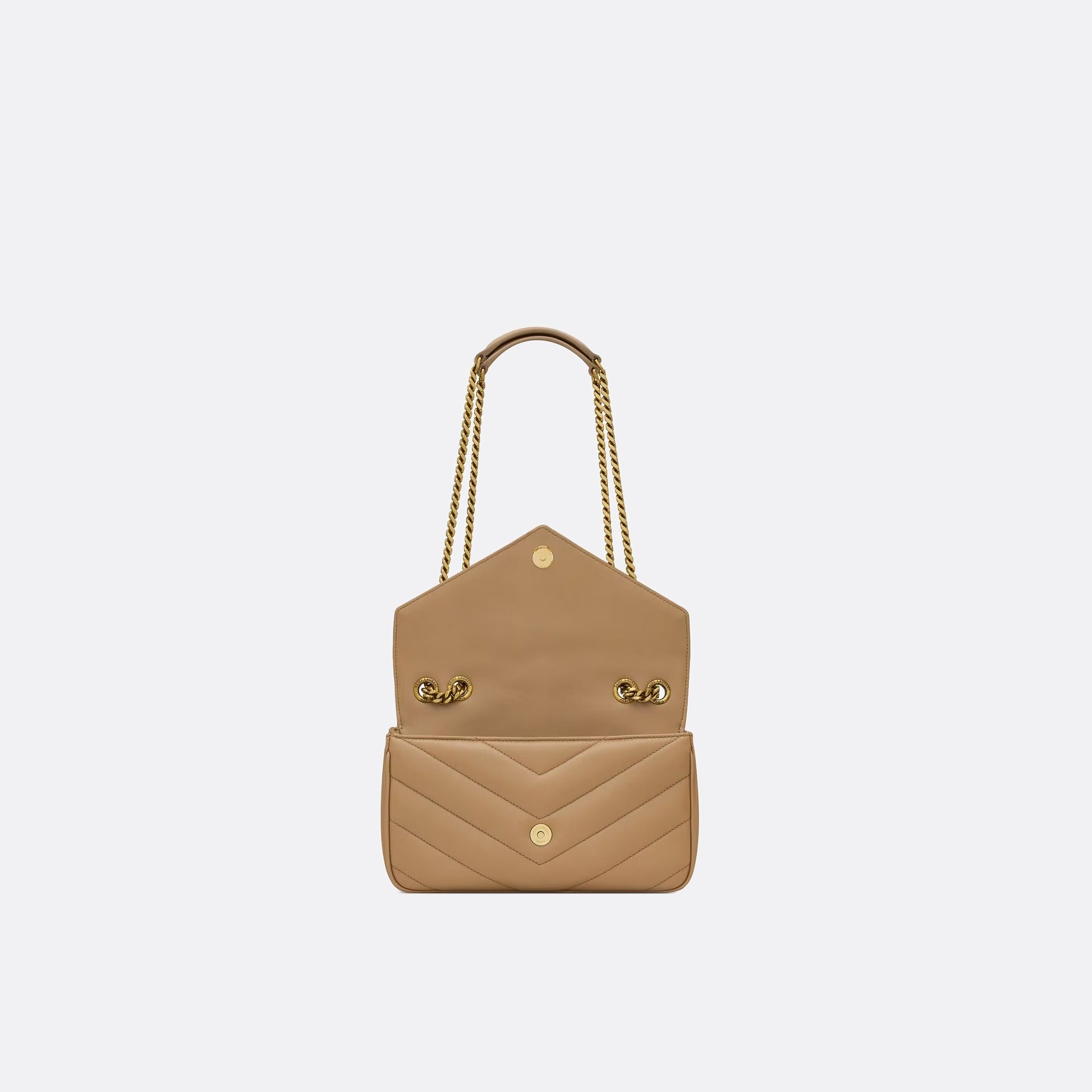 The Loulou Small Matelassé Chain Bag from Saint Laurent