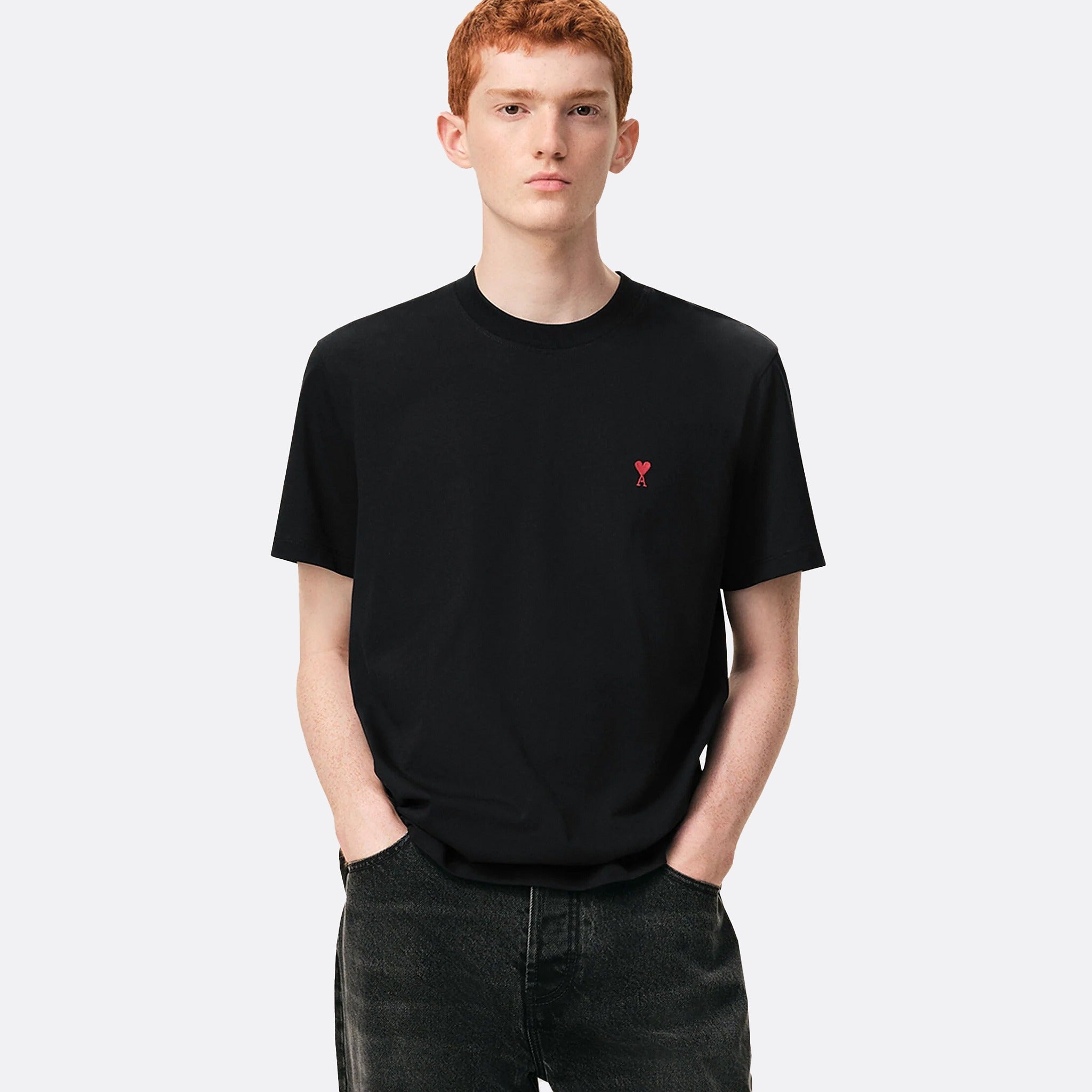 The Ami De Coeur T-Shirt from Ami Paris in Black