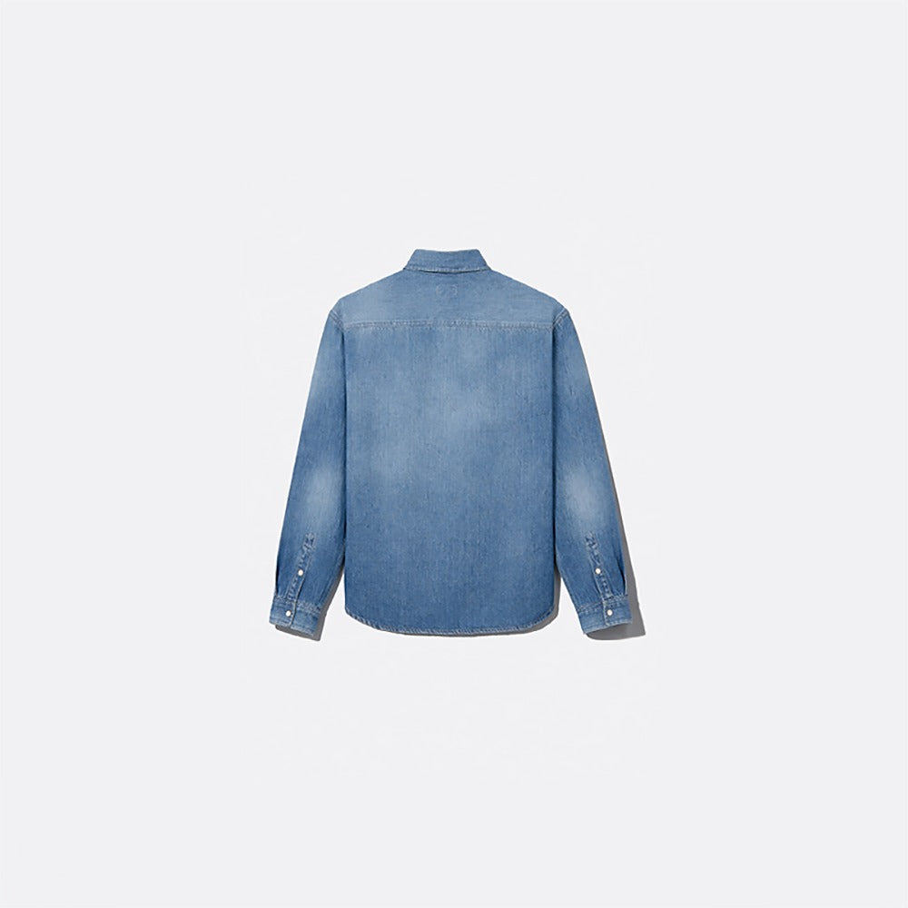 Denim Cassandre Shirt from Saint Laurent