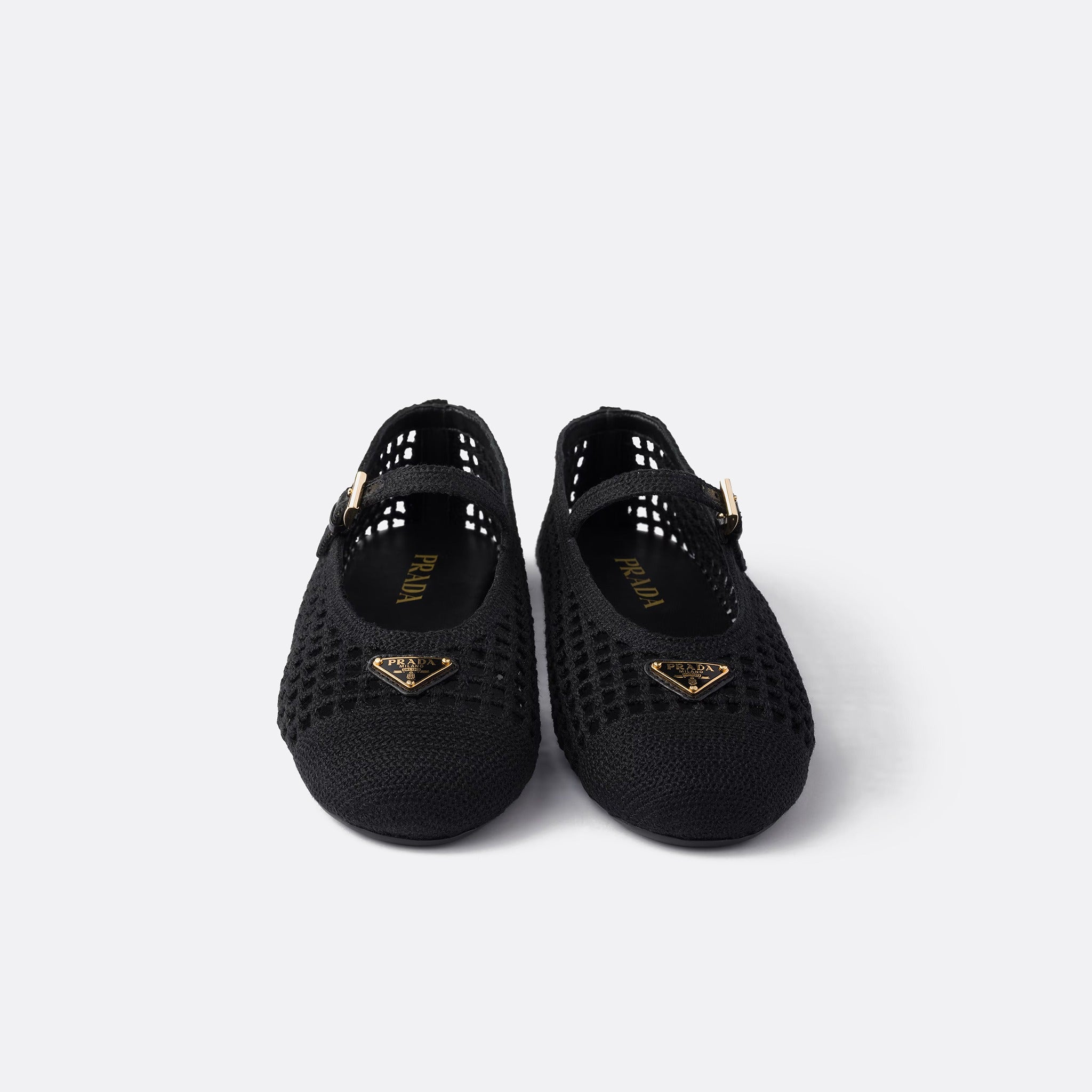 The Crochet Ballerinas from Prada in Black