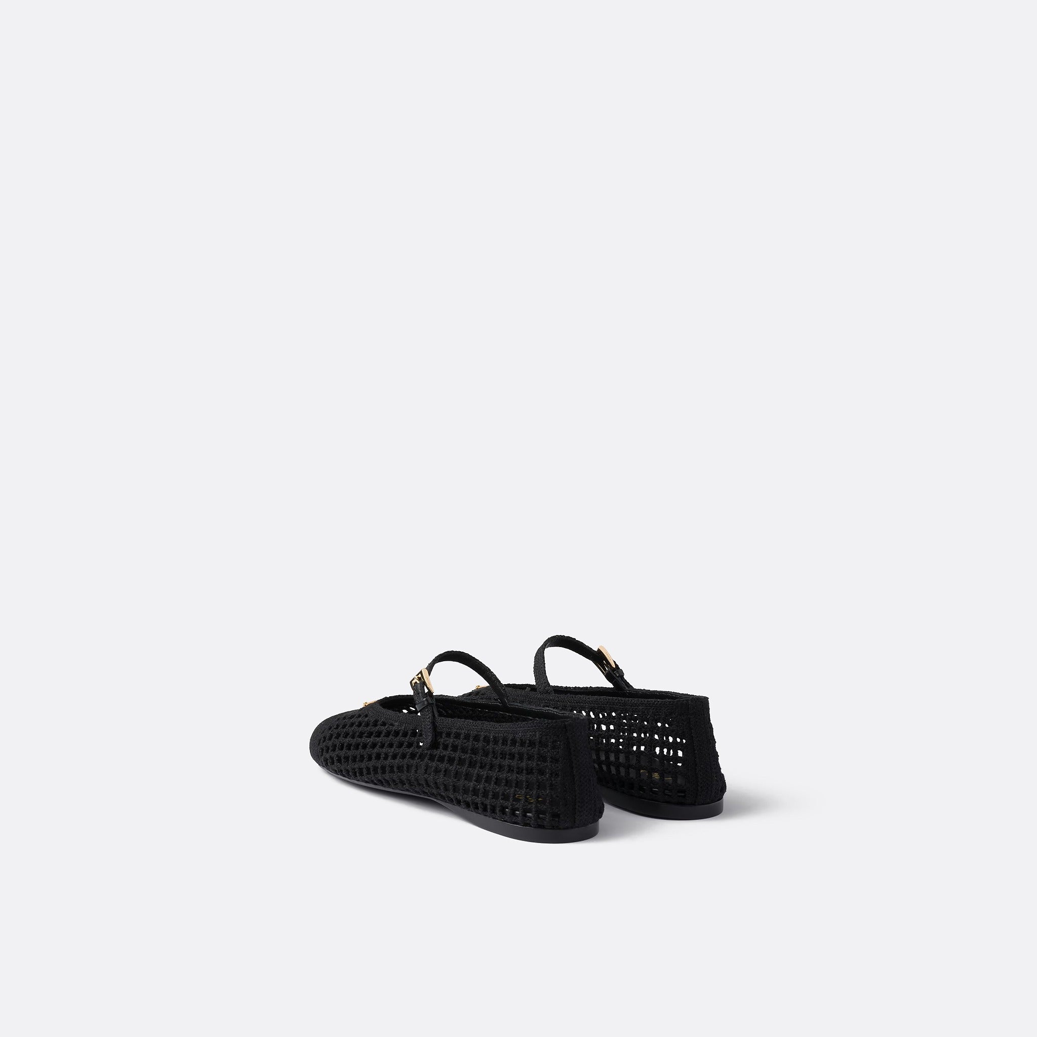 The Crochet Ballerinas from Prada in Black