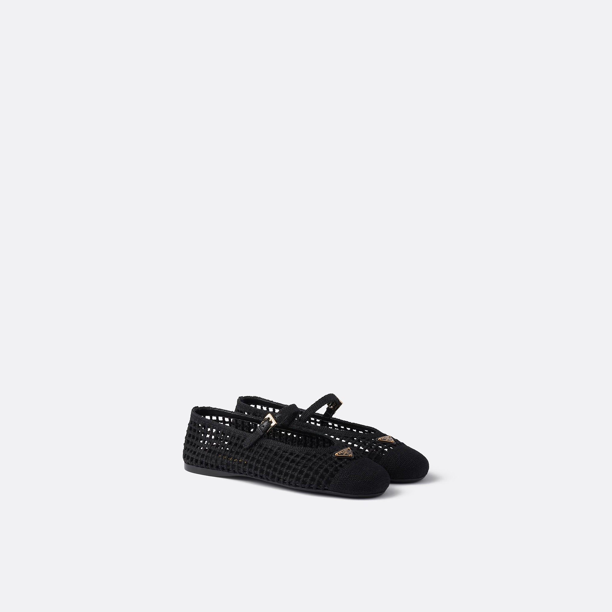 The Crochet Ballerinas from Prada in Black