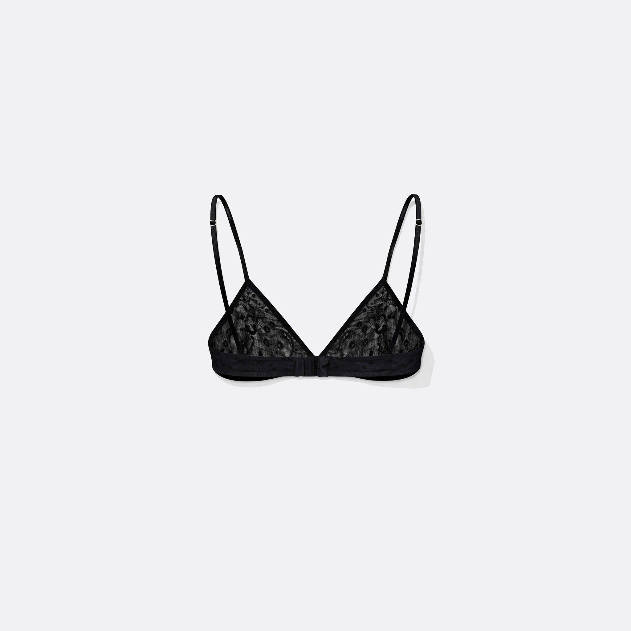 Moonogram Flocked Mesh Bra from Marine Serre