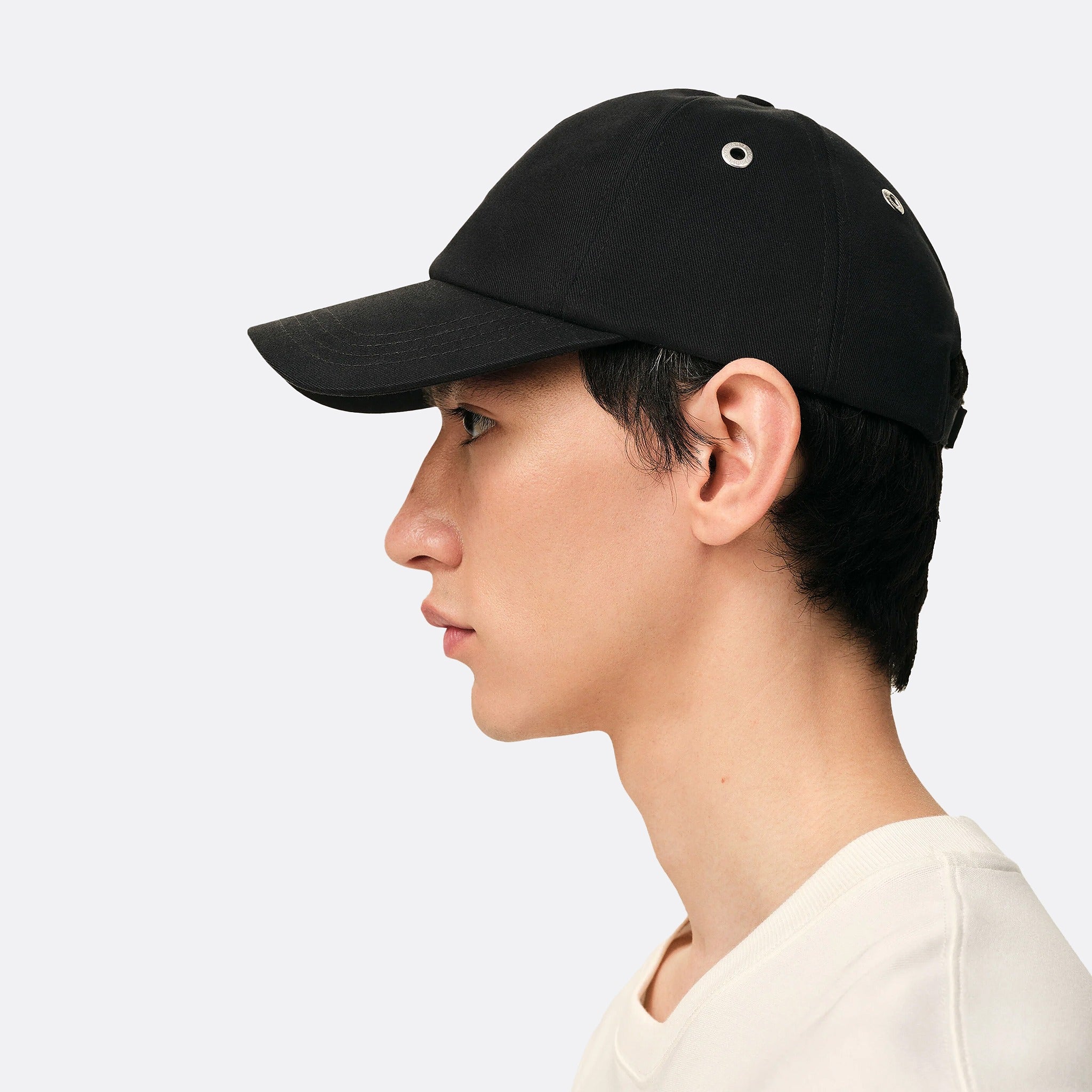 The Ami De Coeur Cotton Cap from Ami Paris in Black