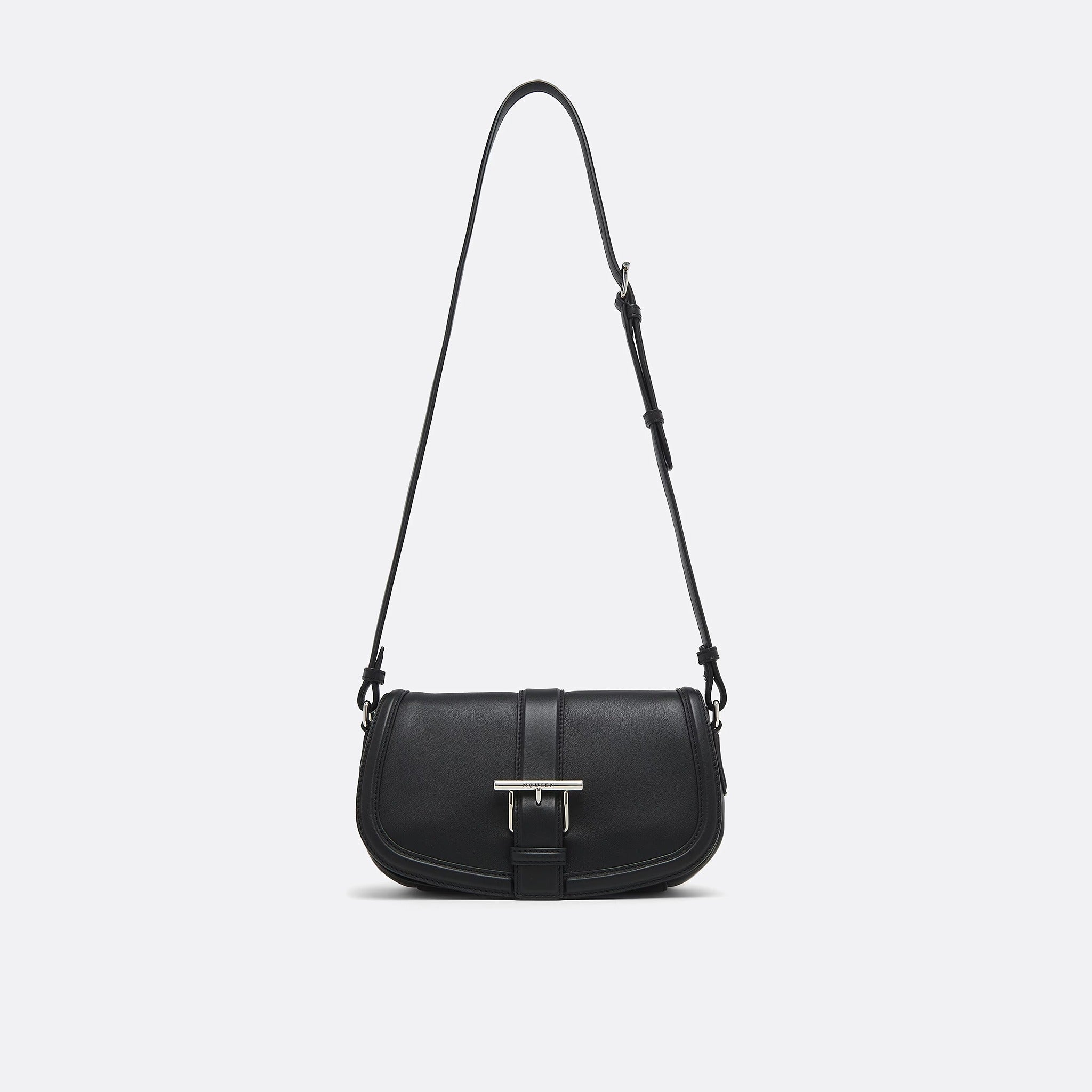 The T-Bar Satchel from Alexander McQueen in Black