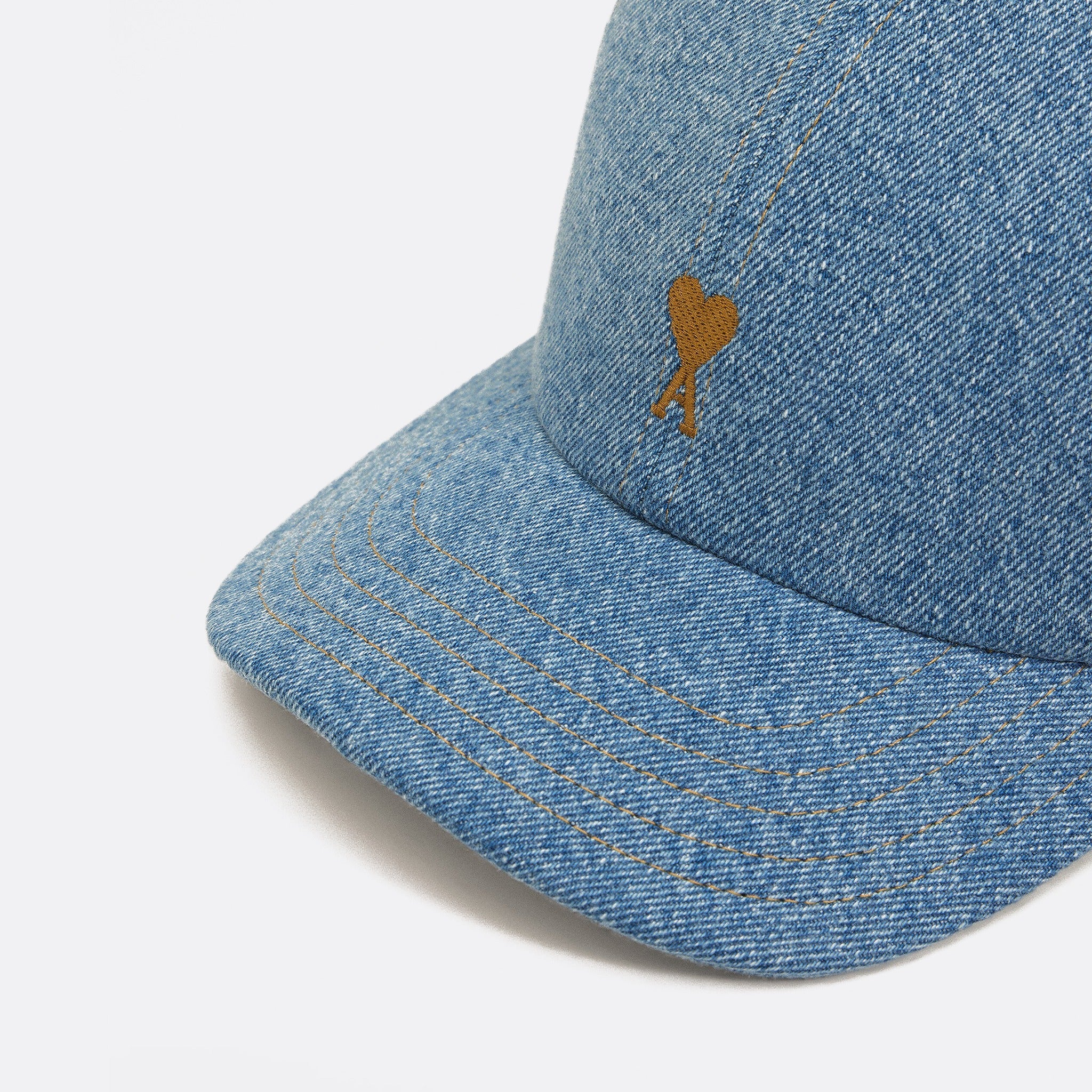 The Ami De Coeur Denim Cap from Ami Paris