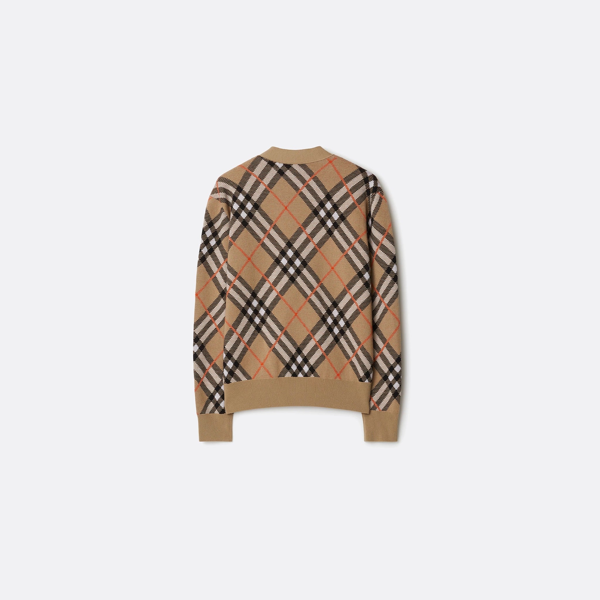 The Check Wool Mohair Blend Cardigan from Burberry