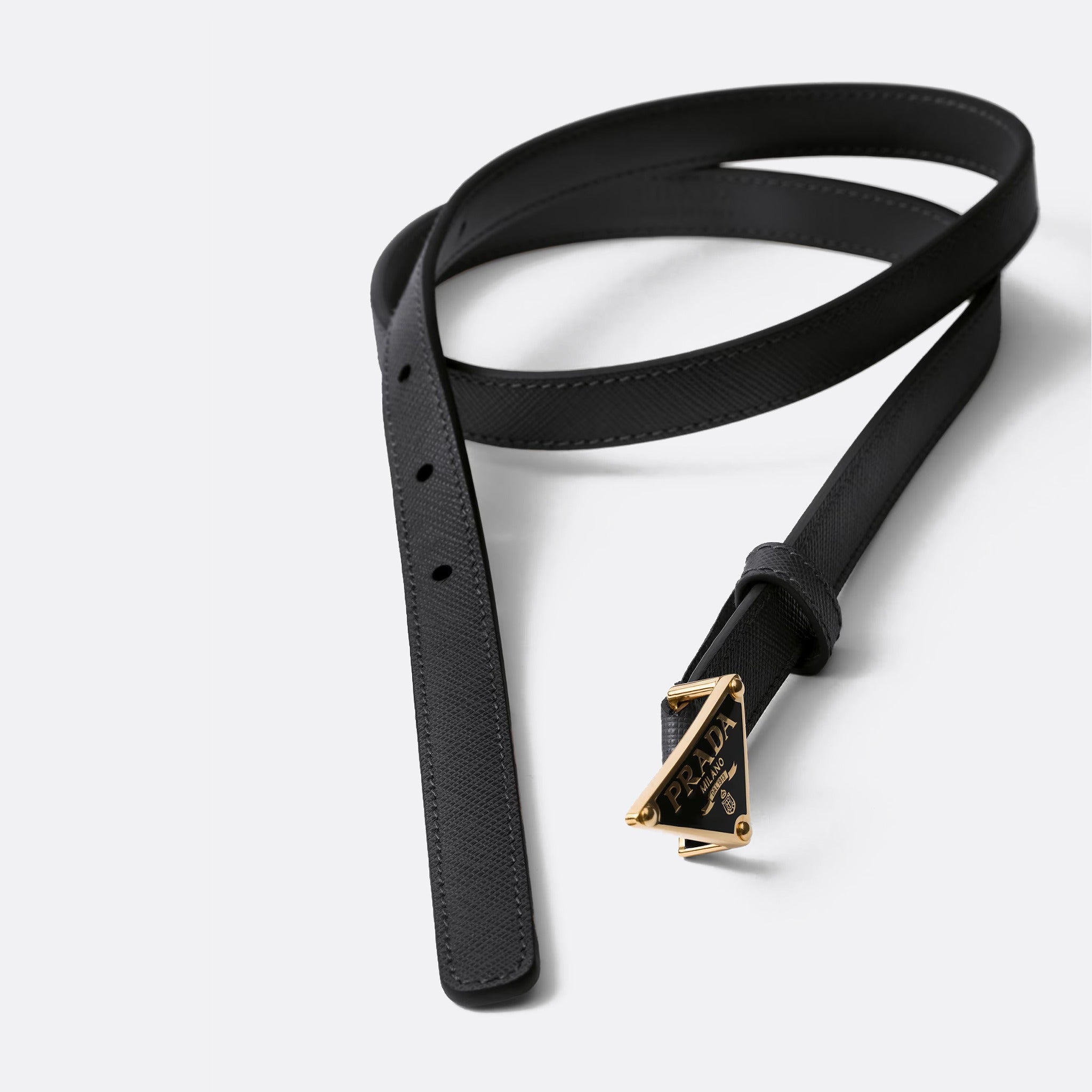 Saffiano Leather Belt from Prada
