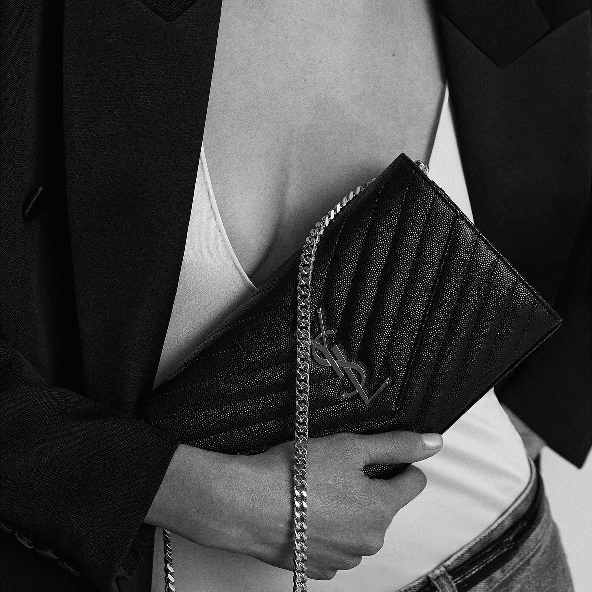 The Classic Cassandre Chain Wallet from Saint Laurent