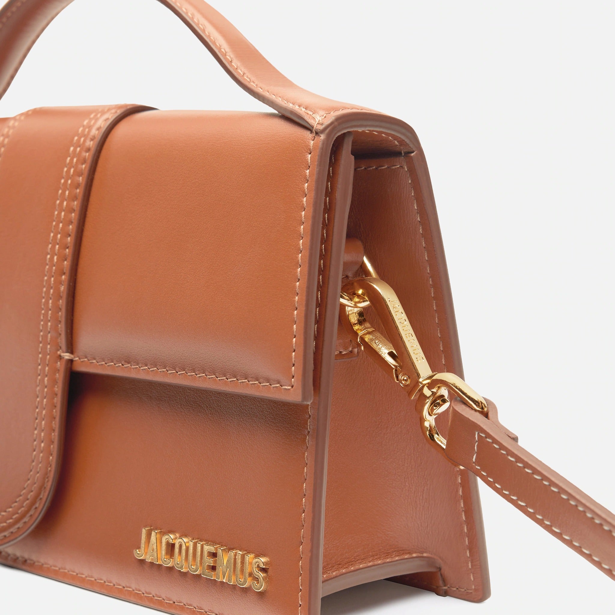 The Large Bambino Shoulder Bag from Jacquemus in Brown