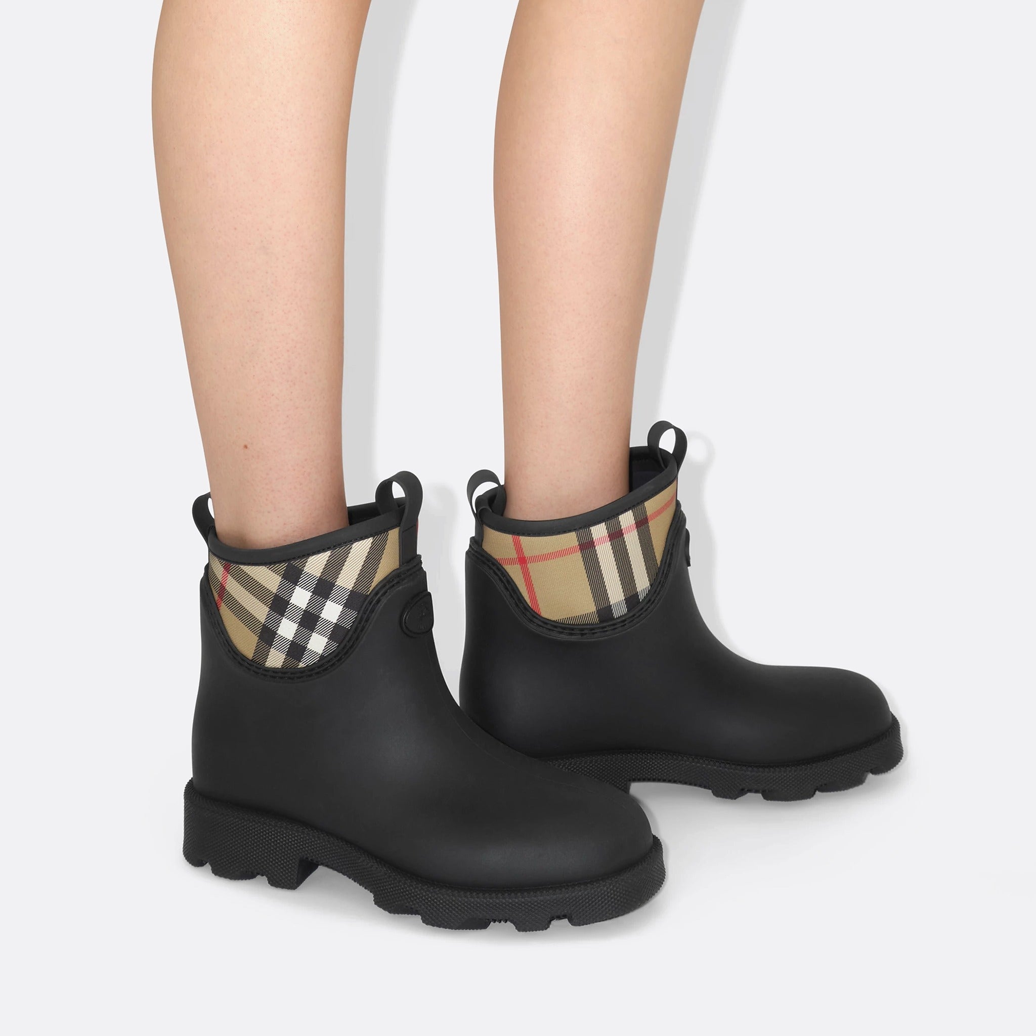 The Rubber Marsh Stamp Low Boots from Burberry