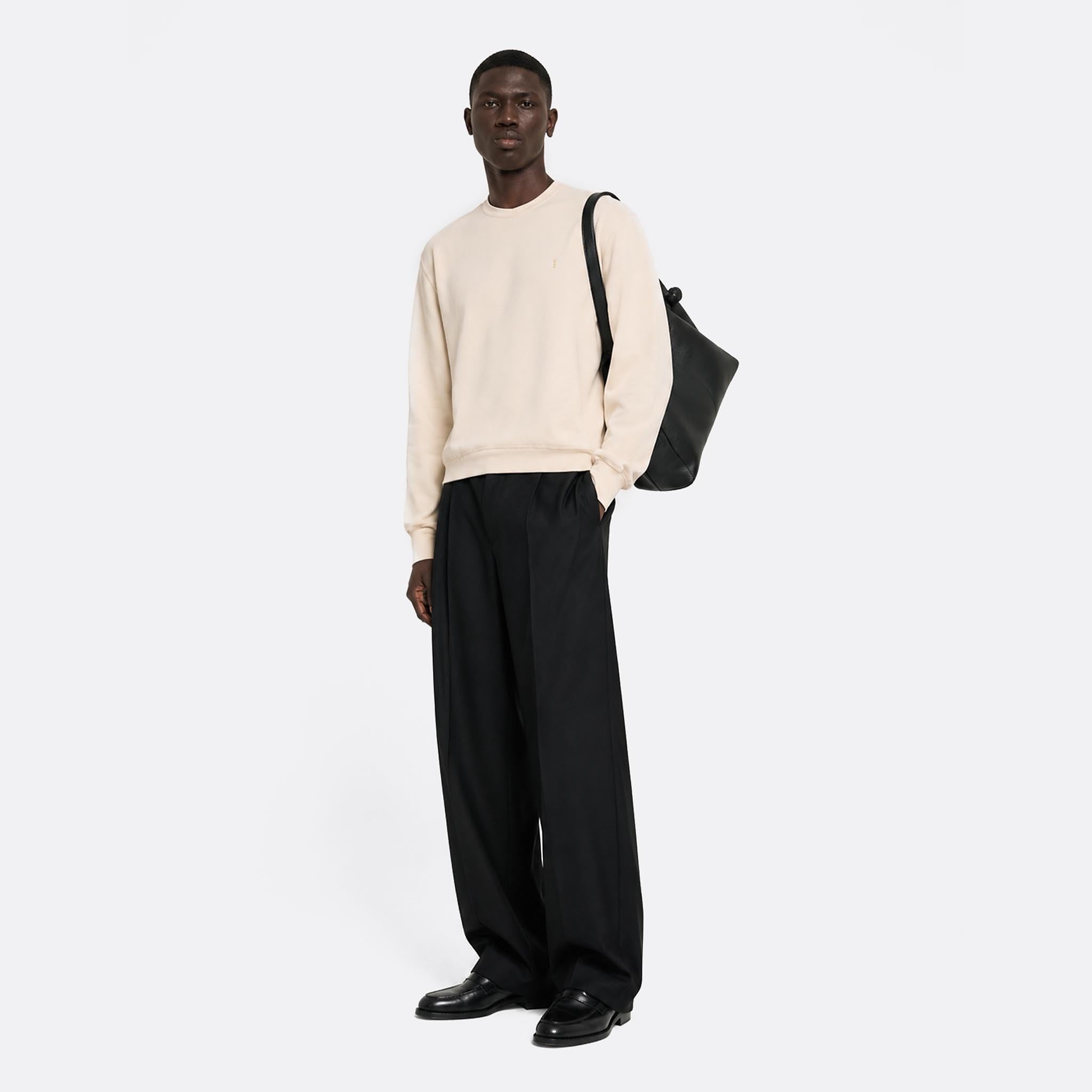 Cassandre Logo Crewneck Sweater from Saint Laurent