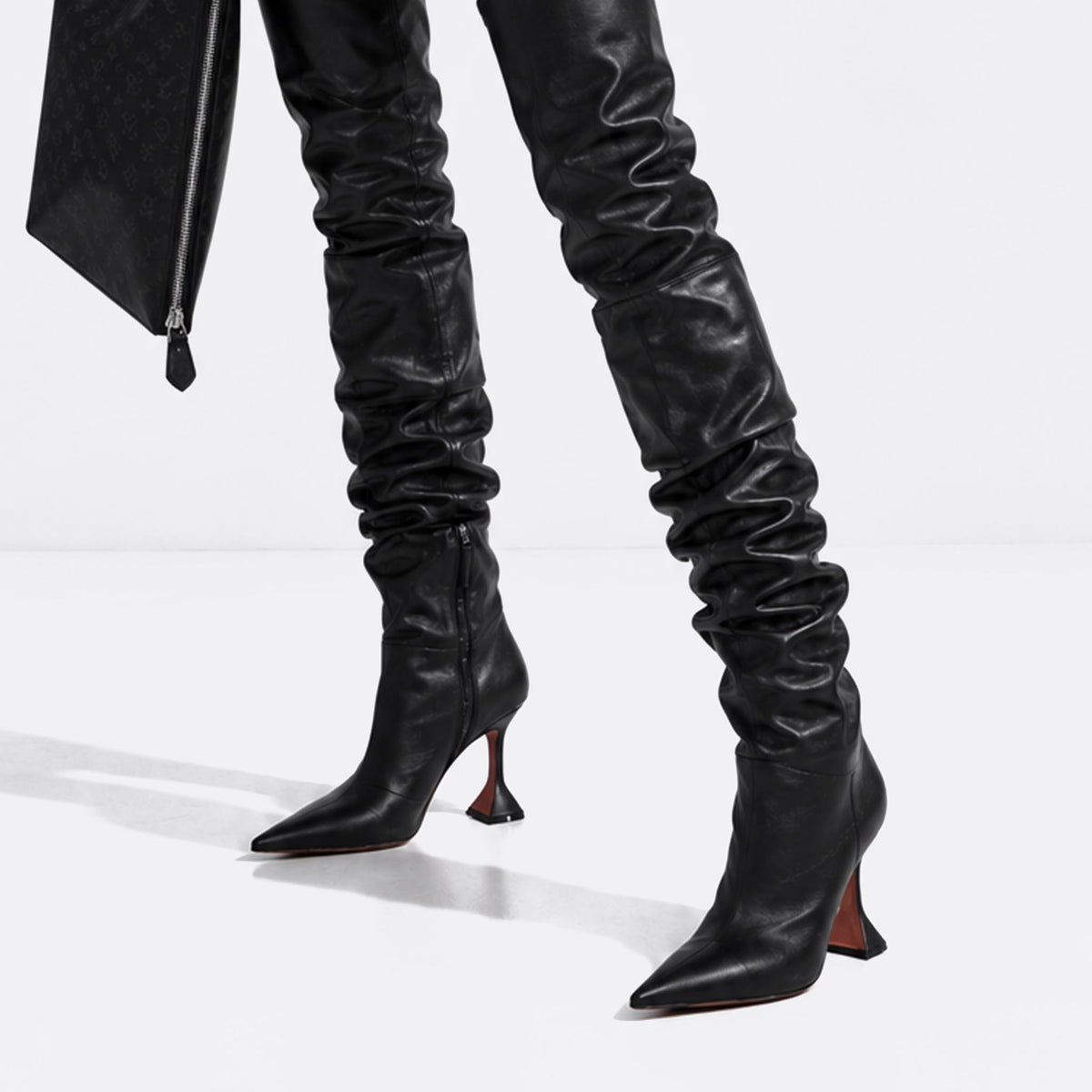 Olivia 95 Over-Knee Boots from Amina Muaddi