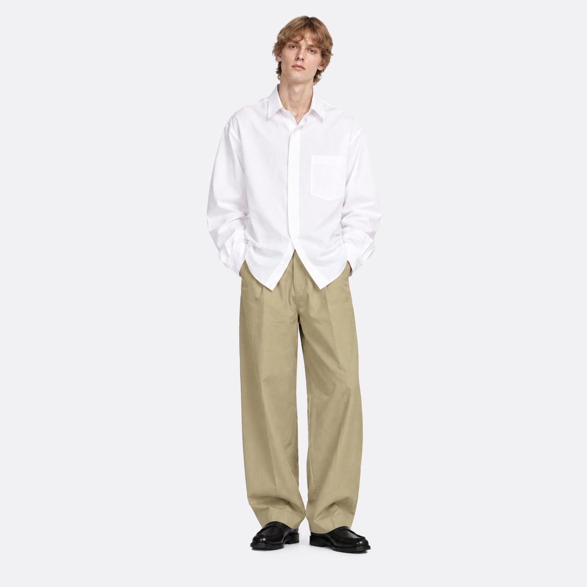 Pintuck Wide CN Pants from Kappy