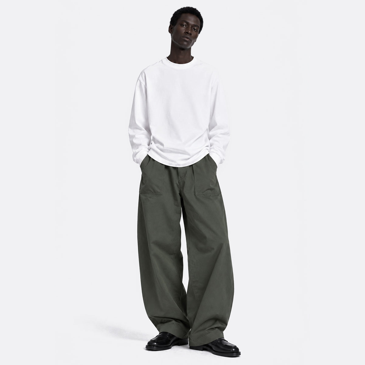 Two Tuck Wide Cation Pants from Kappy