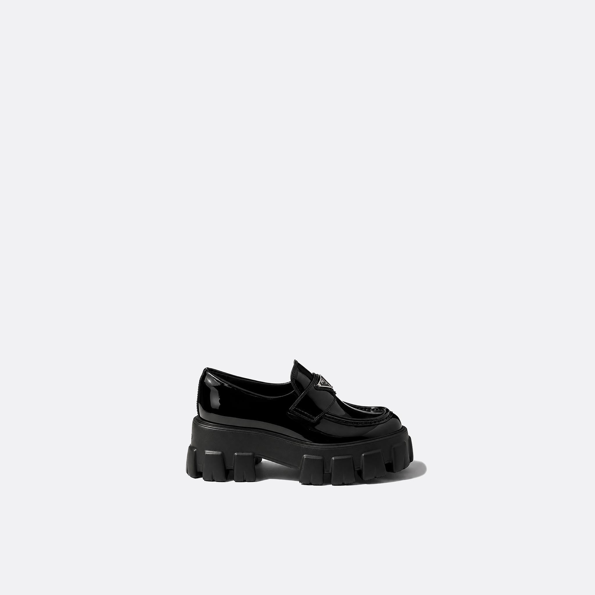 Monolith Patent Leather Loafers from Prada