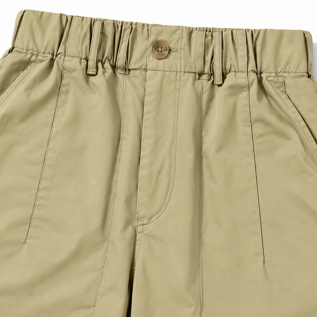 Pintuck Wide Chino Pants