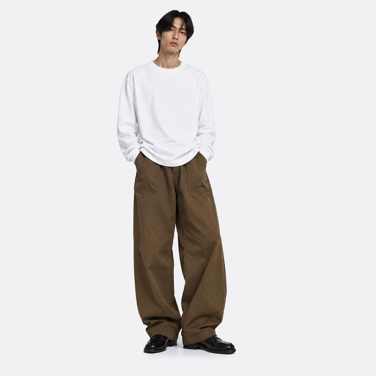 Two Tuck Wide Cation Pants from Kappy