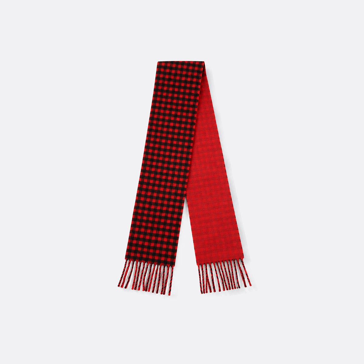 Ami de Coeur Checked Wool Scarf from AMI Paris