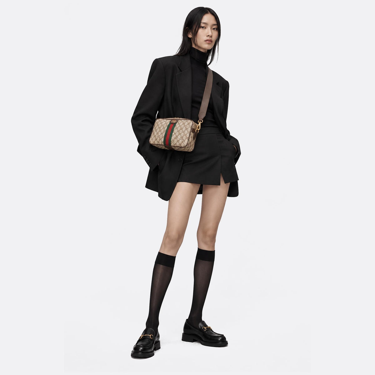 Small Crossbody Bag with Web from Gucci
