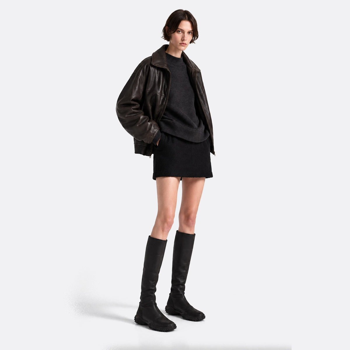Stretch Nappa Leather Boots from Miu Miu