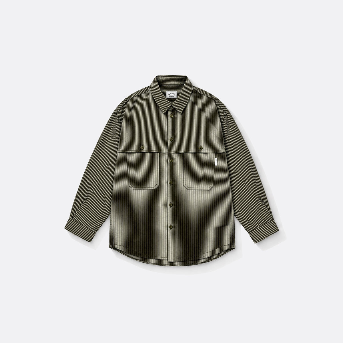 Stripe Pocket Work Shirt from Kappy
