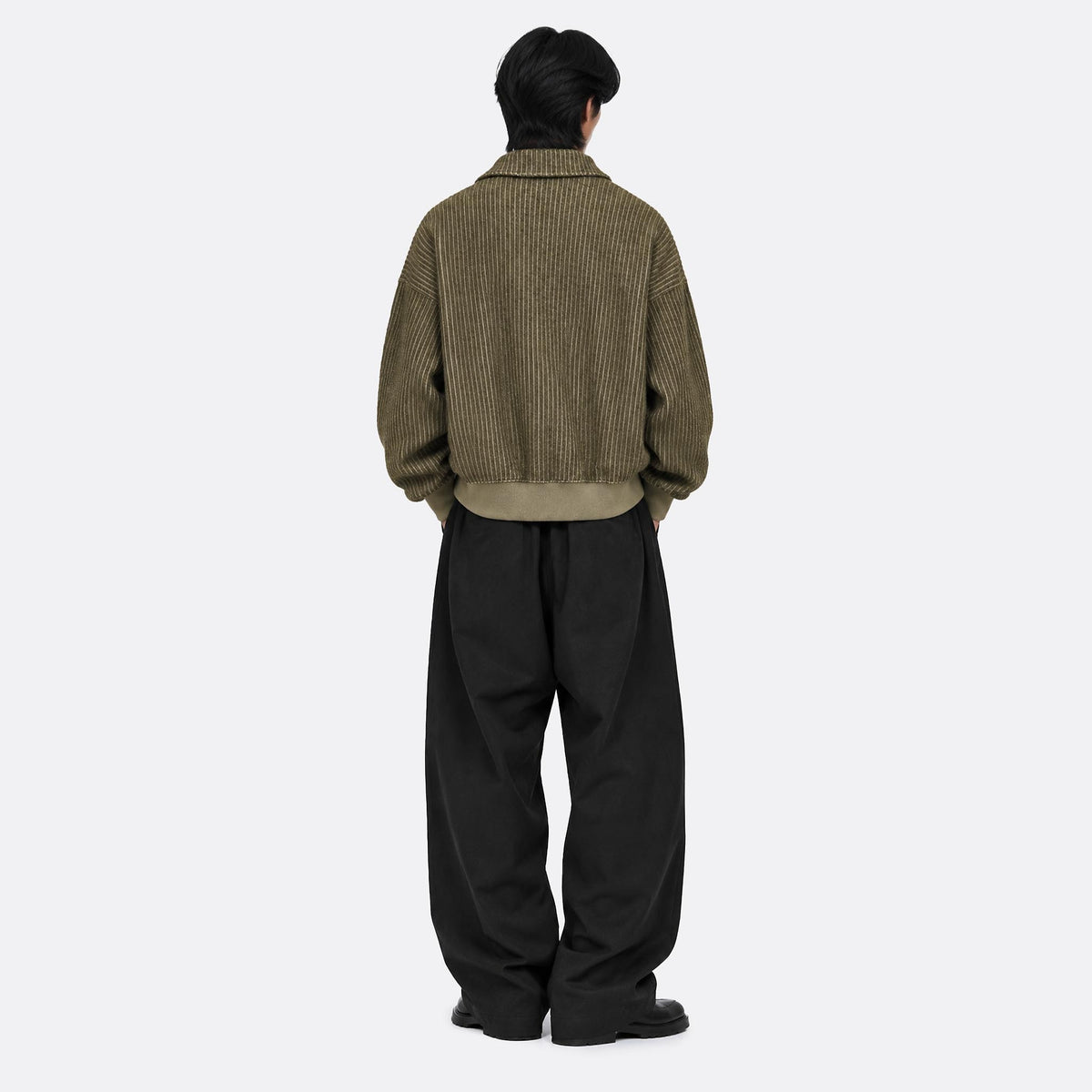 Classic Collar Zip Pullover from Song for the Mute