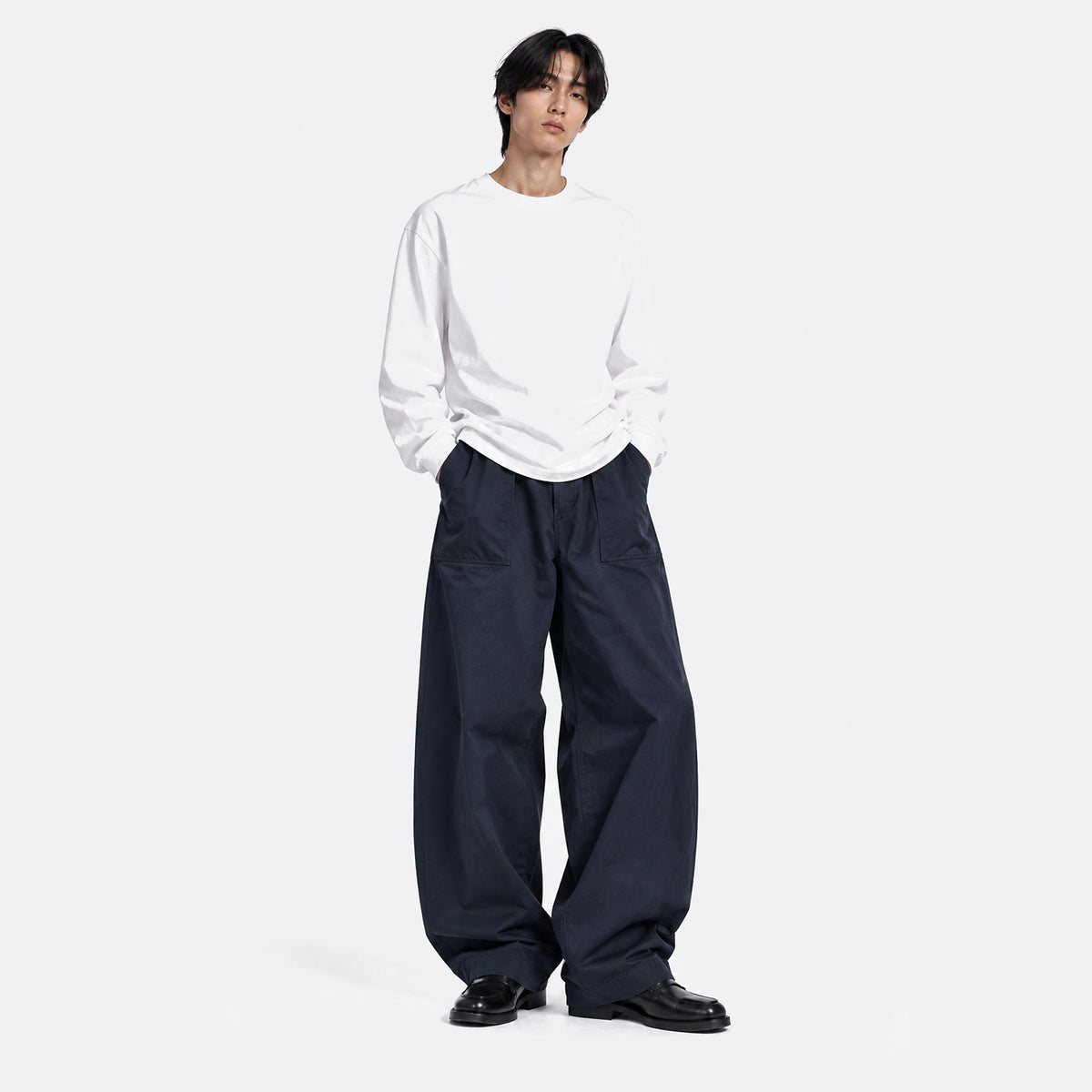 Two Tuck Wide Cation Pants from Kappy