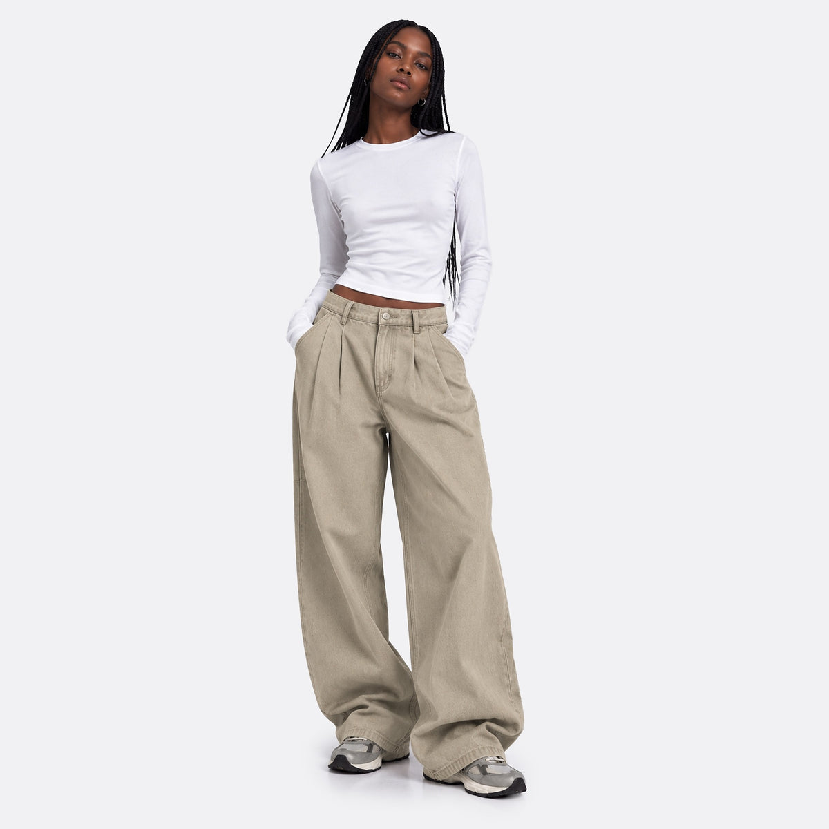 Two Tuck Wide Kation Pants from Kappy