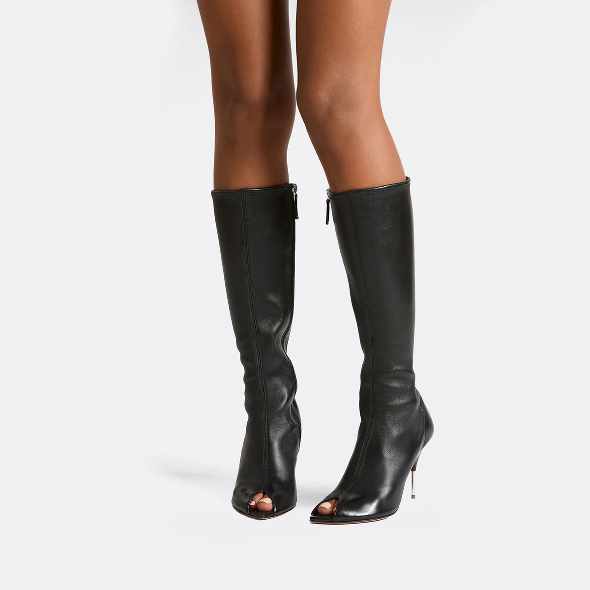 Bruna Stretch Boot 95 from Amina Muaddi