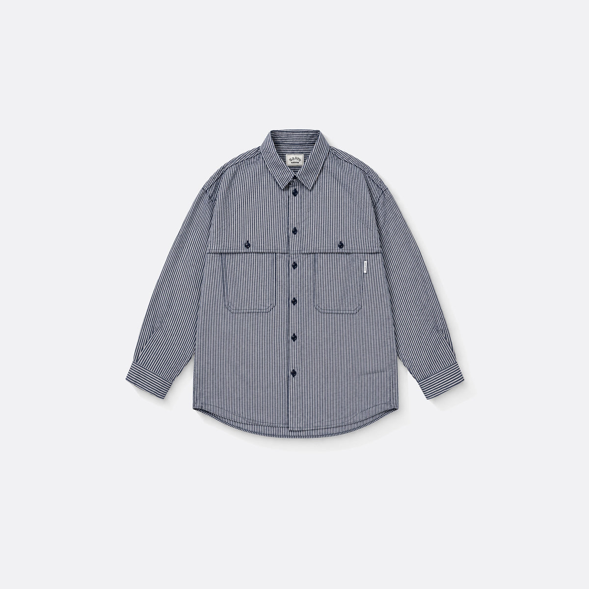 Stripe Pocket Work Shirt from Kappy