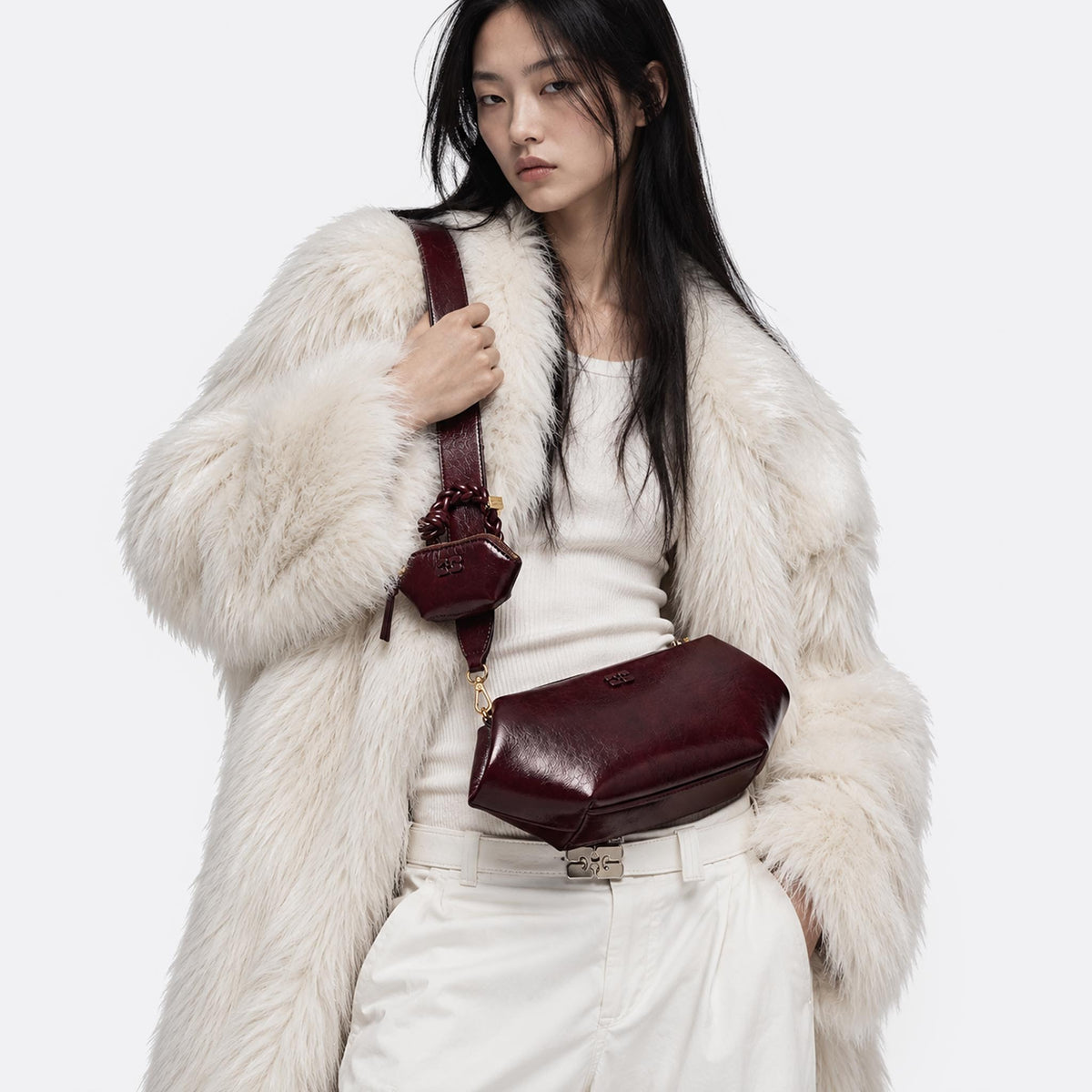 Bou East/West Crossbody Bag from GANNI