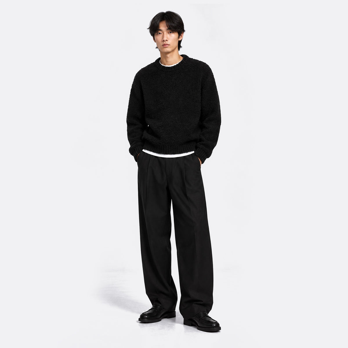 Dun Textured Sweater from EDWIN